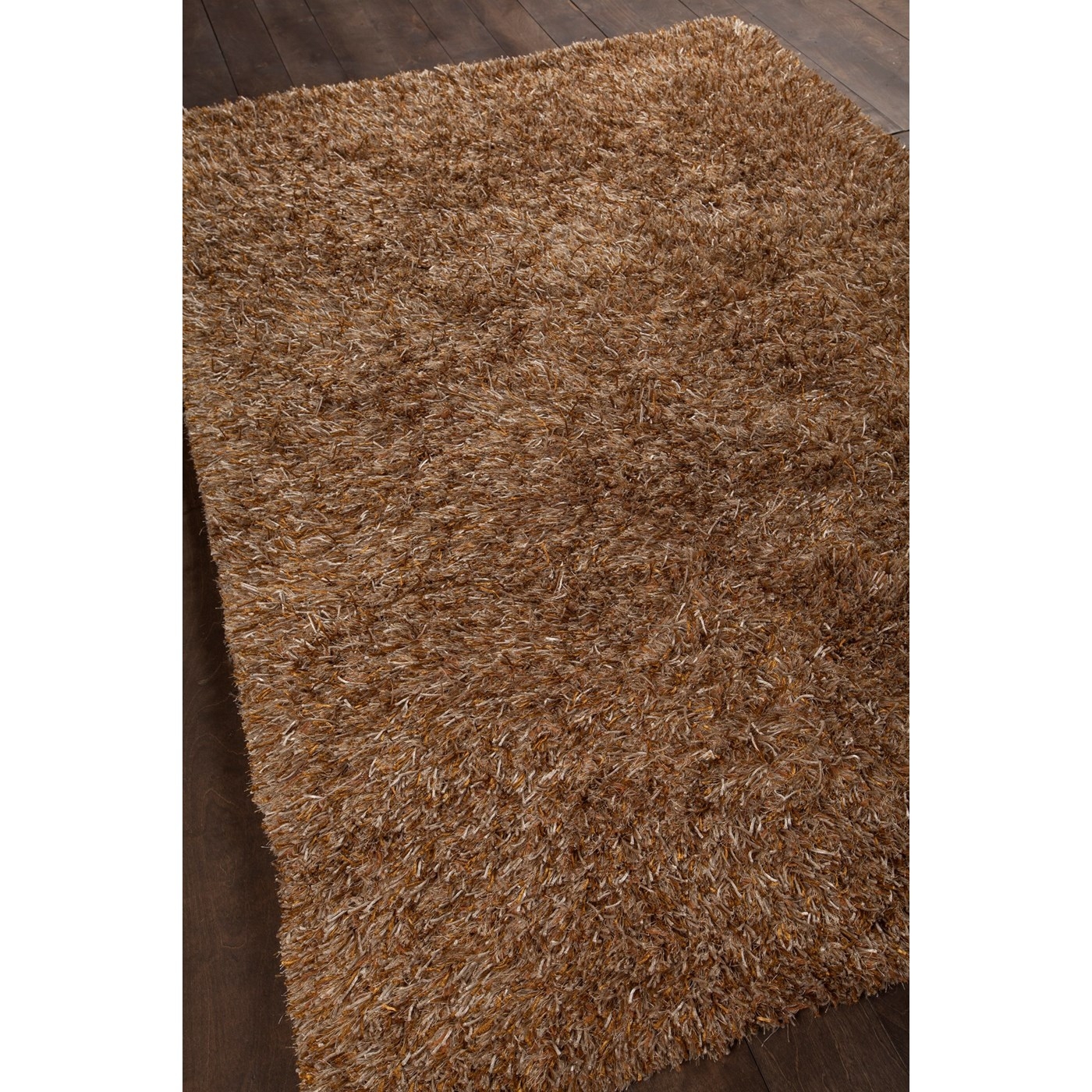Orchid Wool/Polyester Rectangular Handmade Rug, 5' x 7'6"