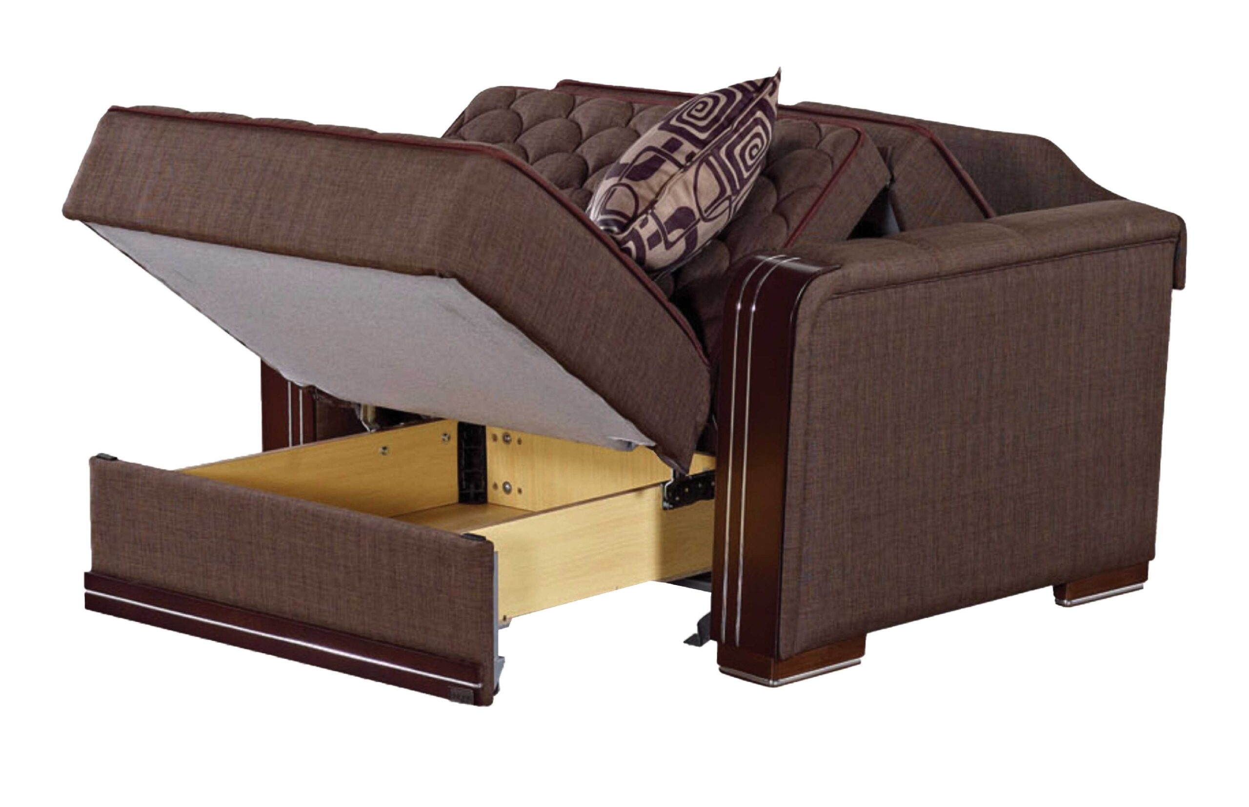 Oregon Fabric Pull-Out Storage Chair