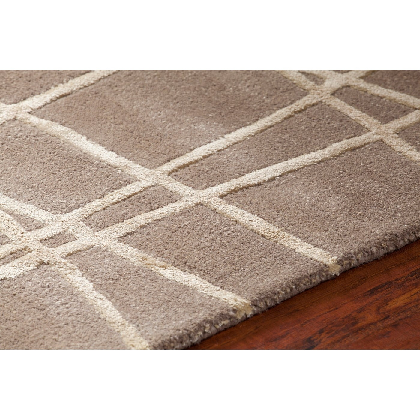Oslo Wool/Viscose Rectangular Handmade Rug