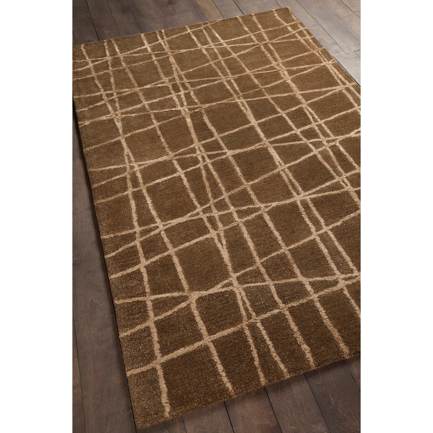Oslo Wool/Viscose Rectangular Handmade Rug, 9' x 13'
