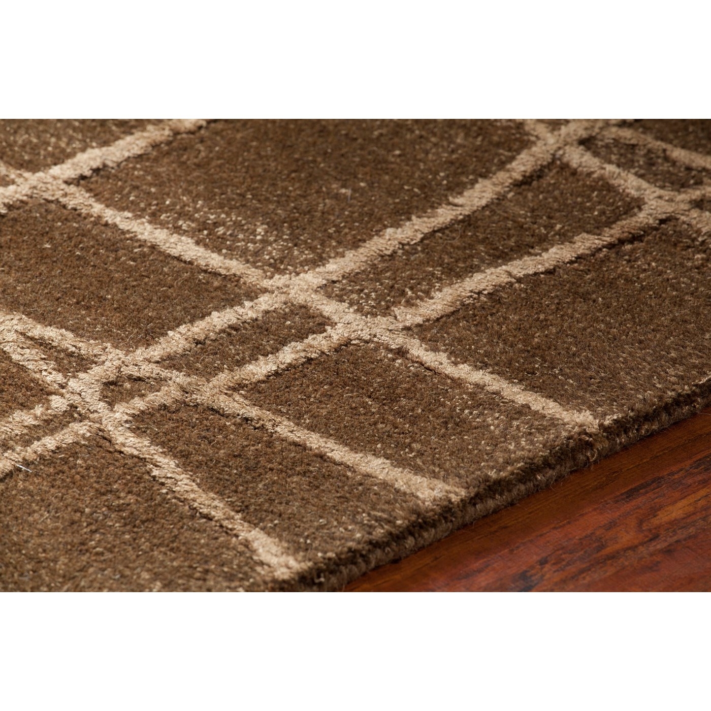 Oslo Wool/Viscose Rectangular Handmade Rug