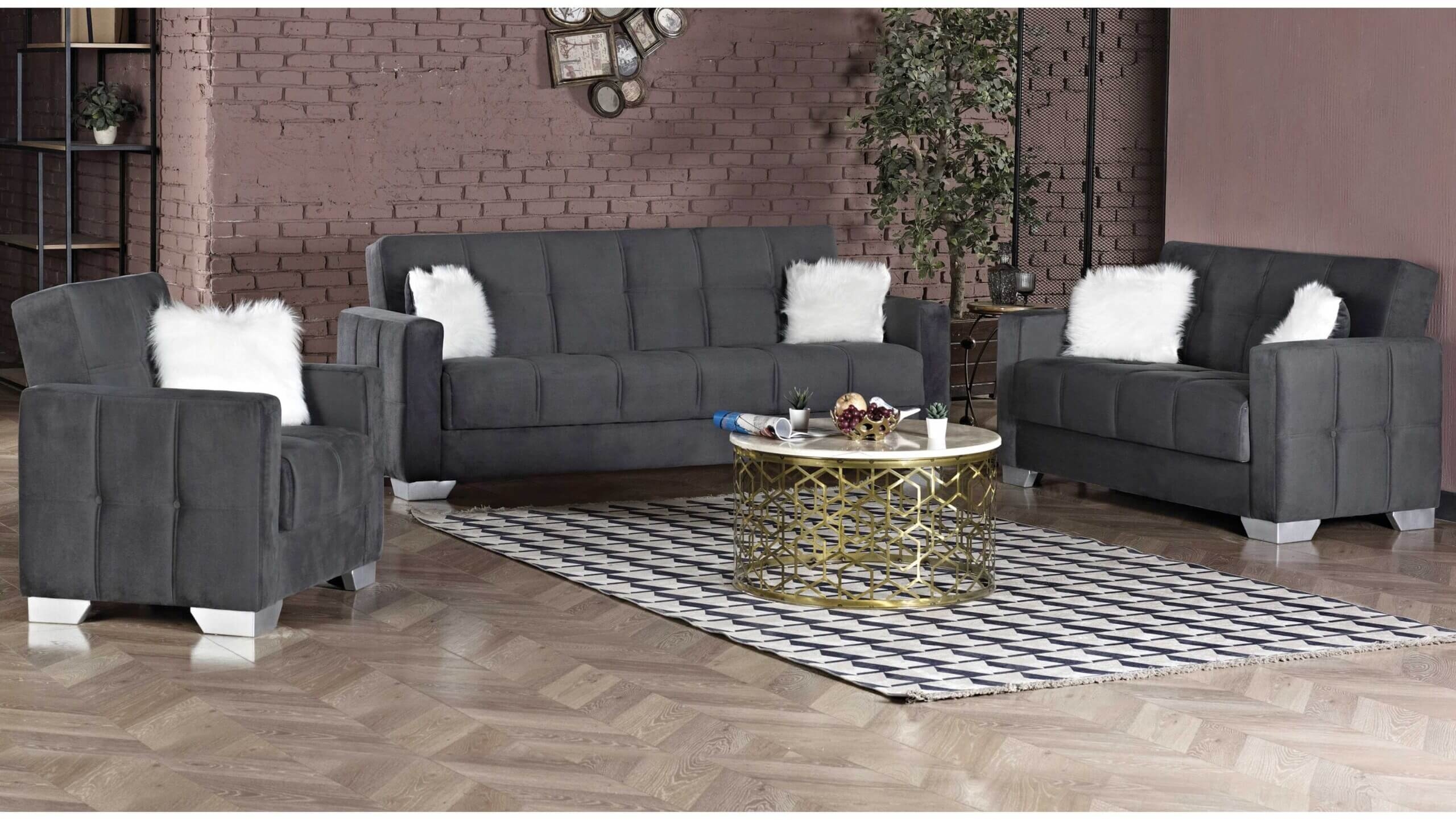 Ottowa Fabric Storage Sofabed