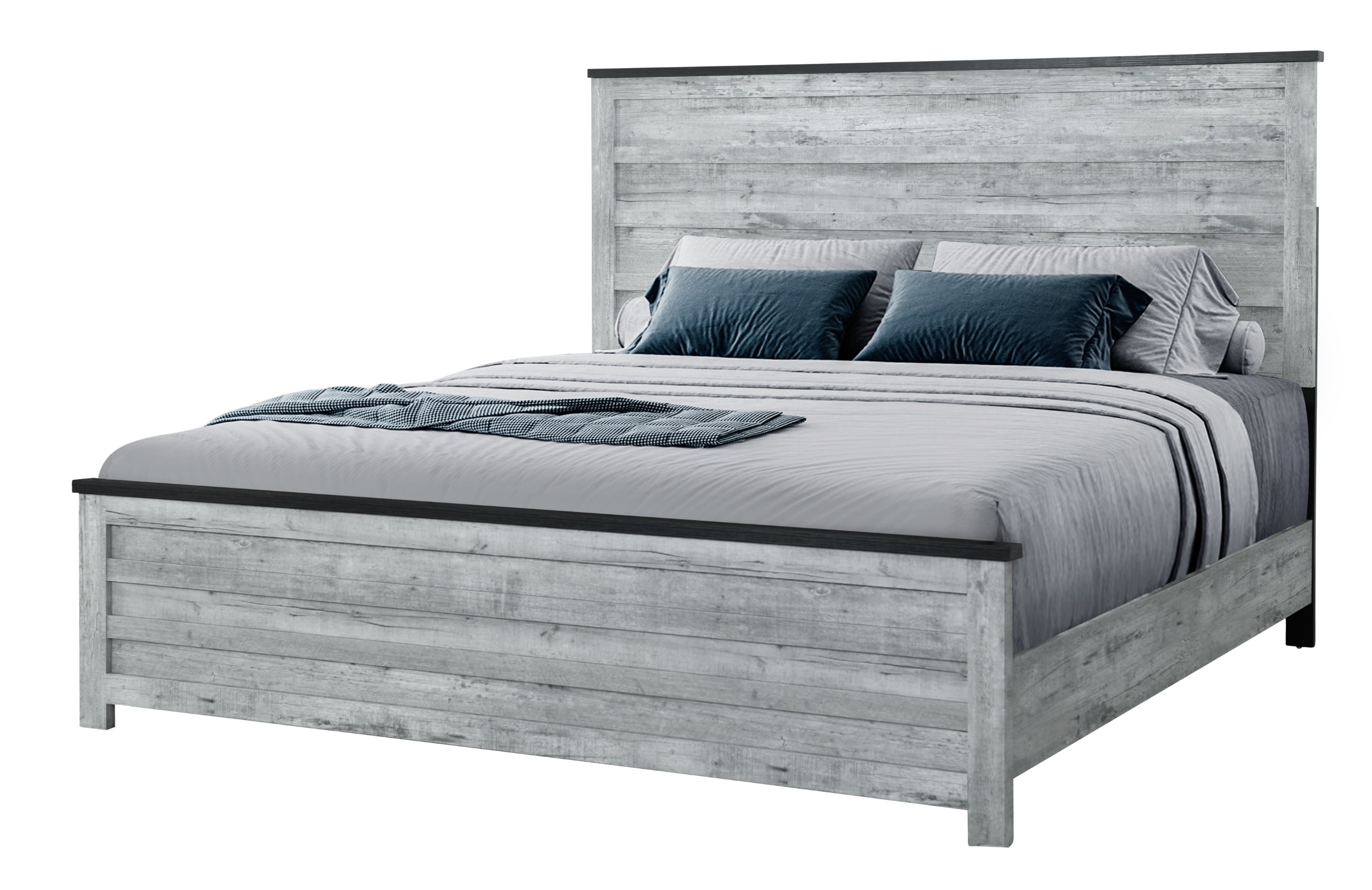 Ozark Wood Panel Bedroom Set