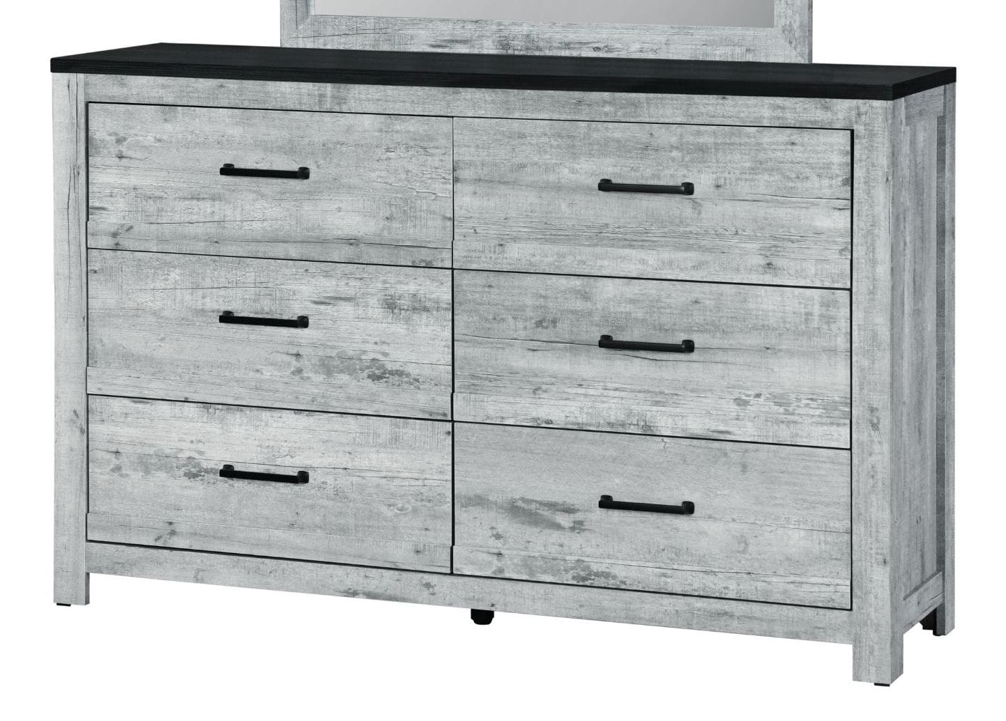 Ozark Wood Double Dresser w/6 Drawers
