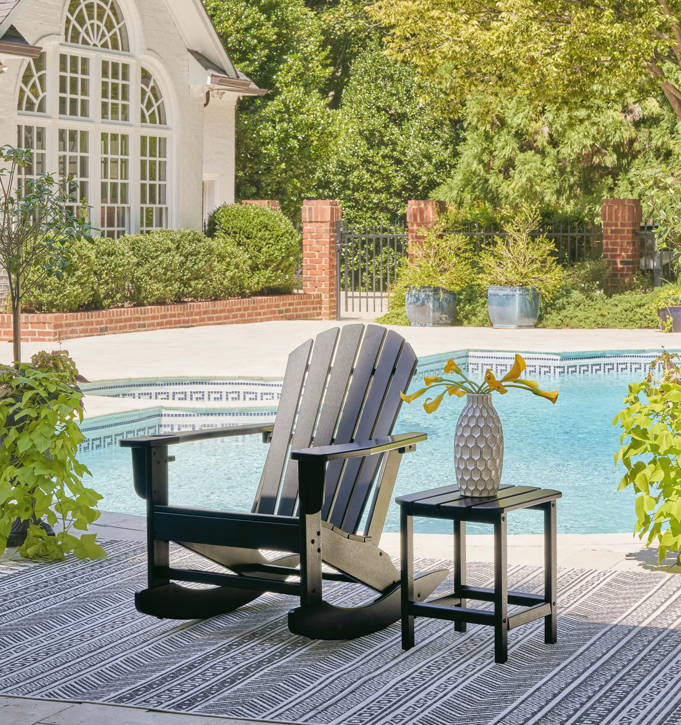 Sundown Treasure Outdoor High-Density Polyethylene Rocking Chair