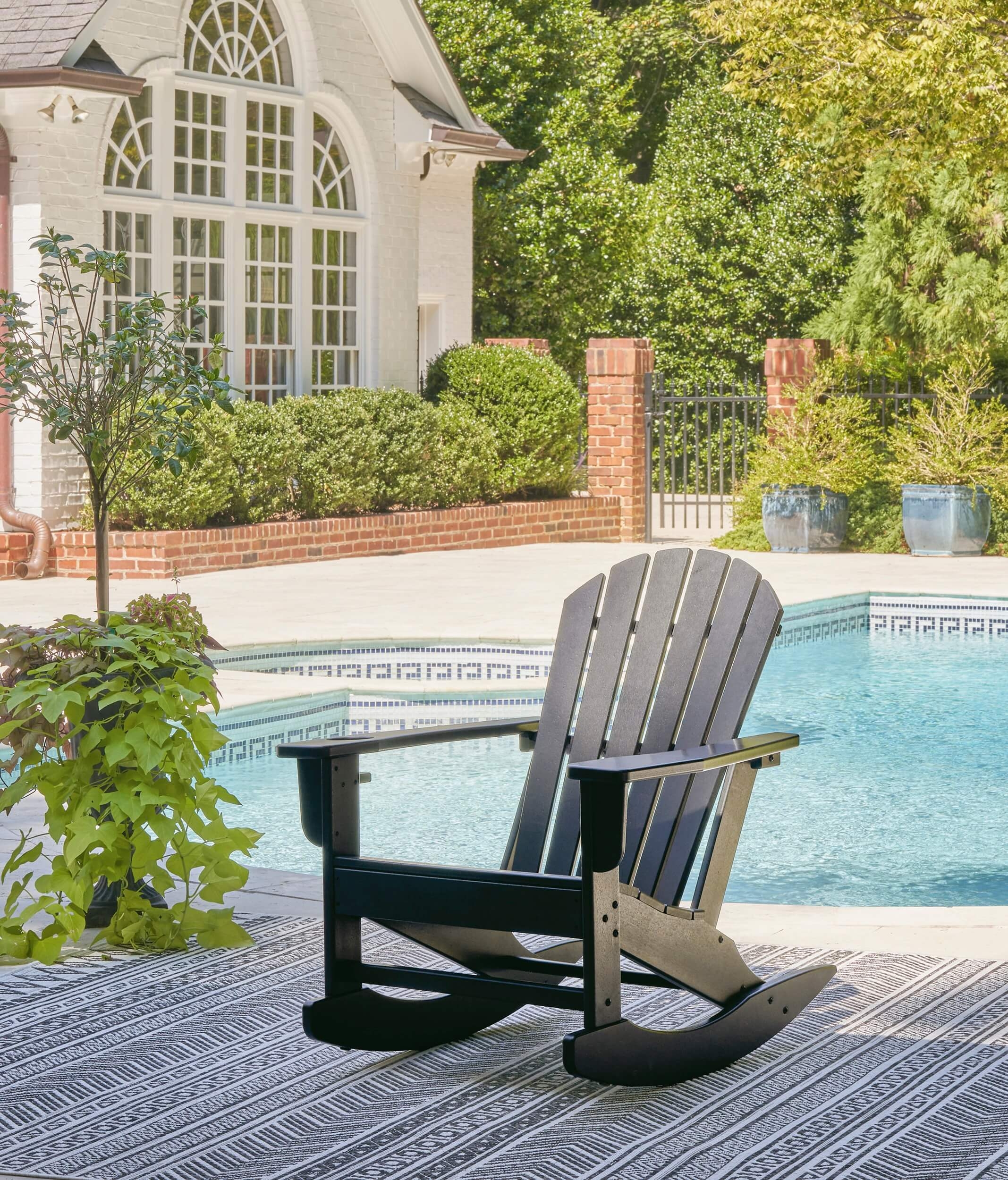 Sundown Treasure Outdoor High-Density Polyethylene Rocking Chair
