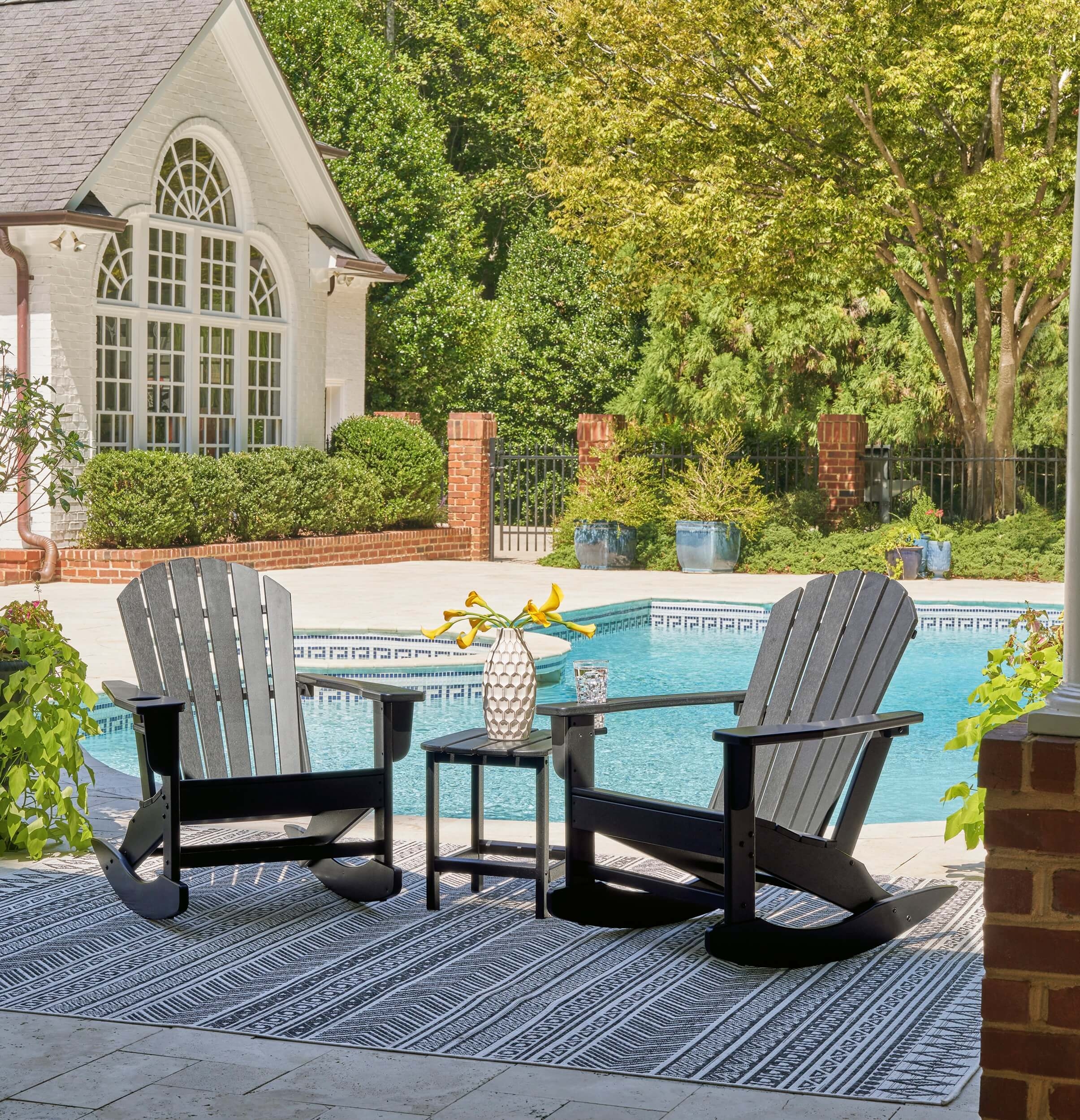 Sundown Treasure Outdoor High-Density Polyethylene Rocking Chair