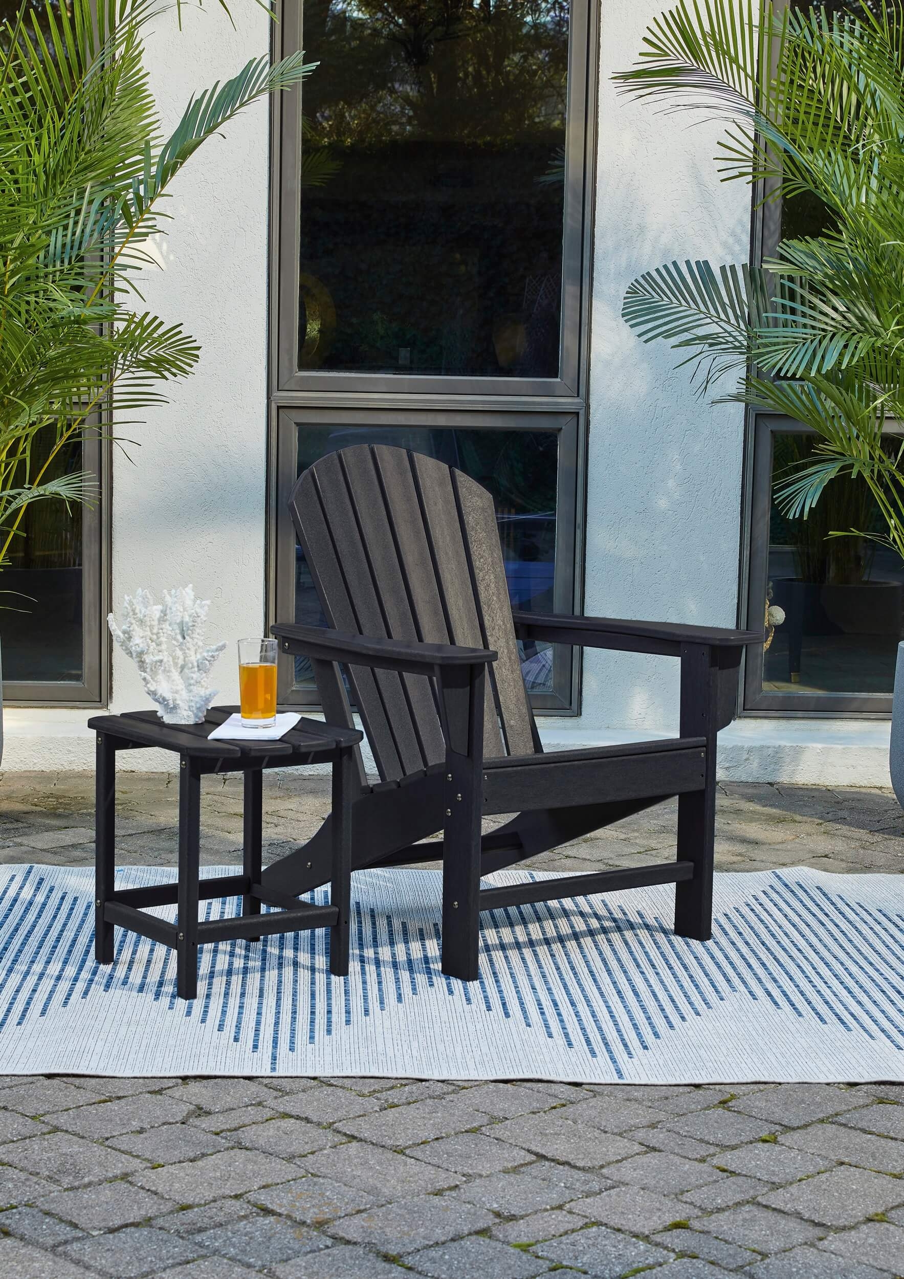 Sundown Treasure Outdoor High-Density Polyethylene Adirondack Chair