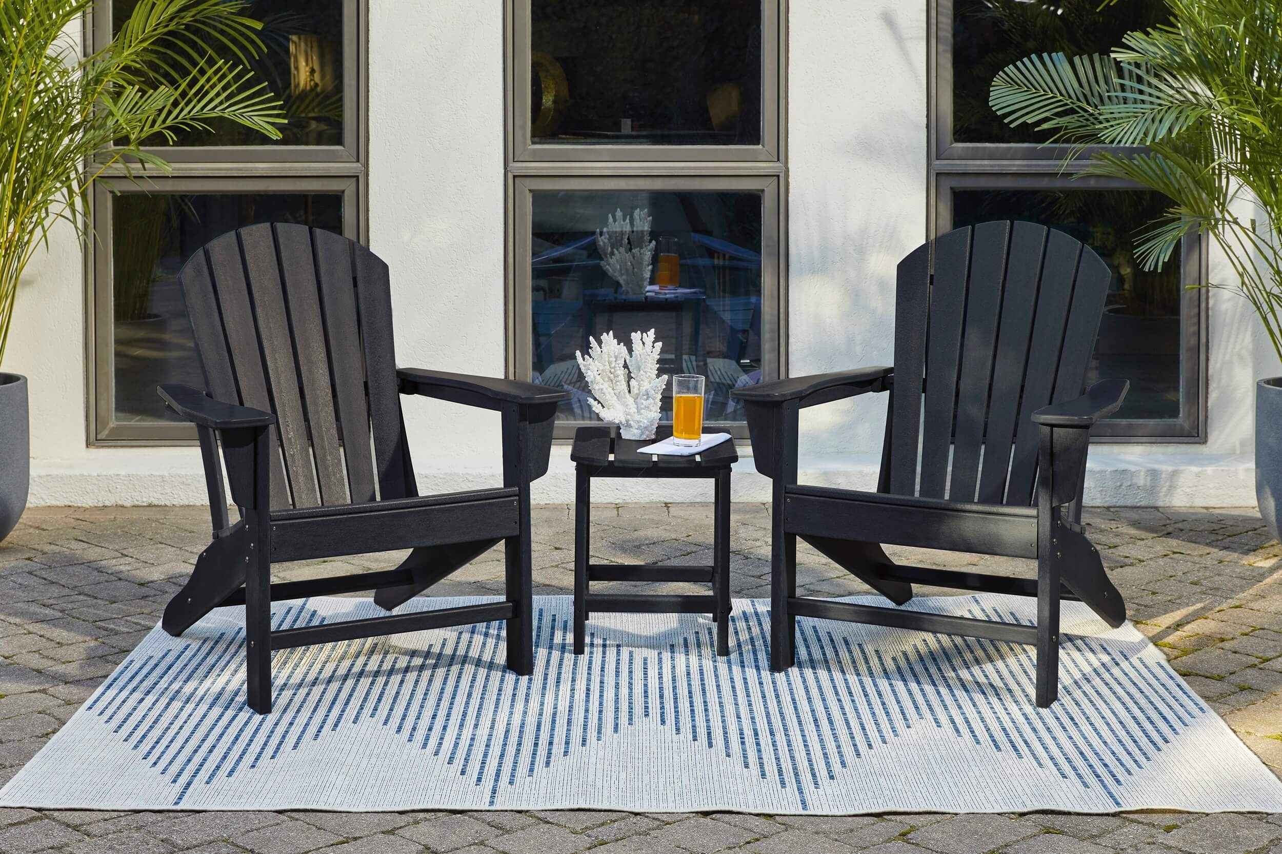 Sundown Treasure Outdoor High-Density Polyethylene Adirondack Chair
