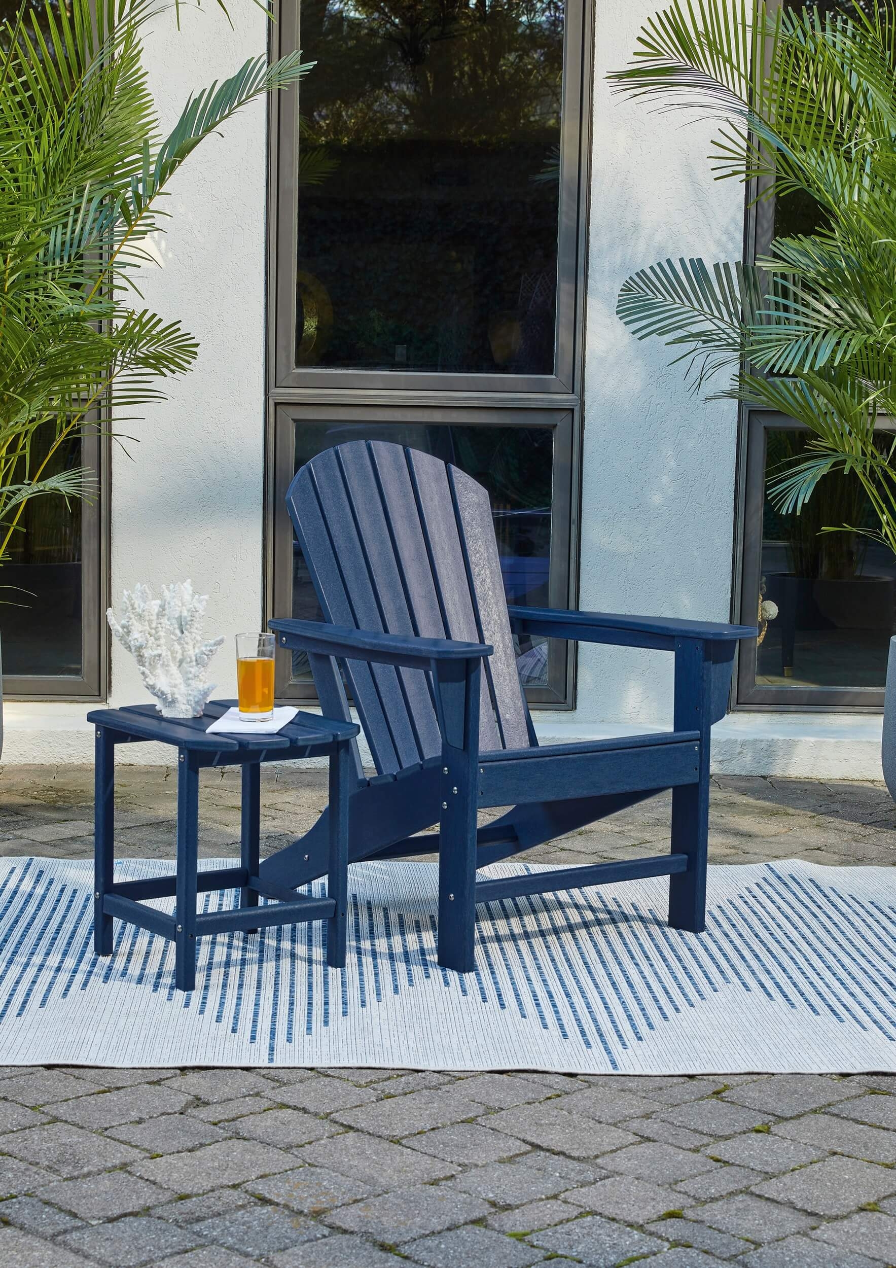Sundown Treasure Outdoor High-Density Polyethylene Adirondack Chair
