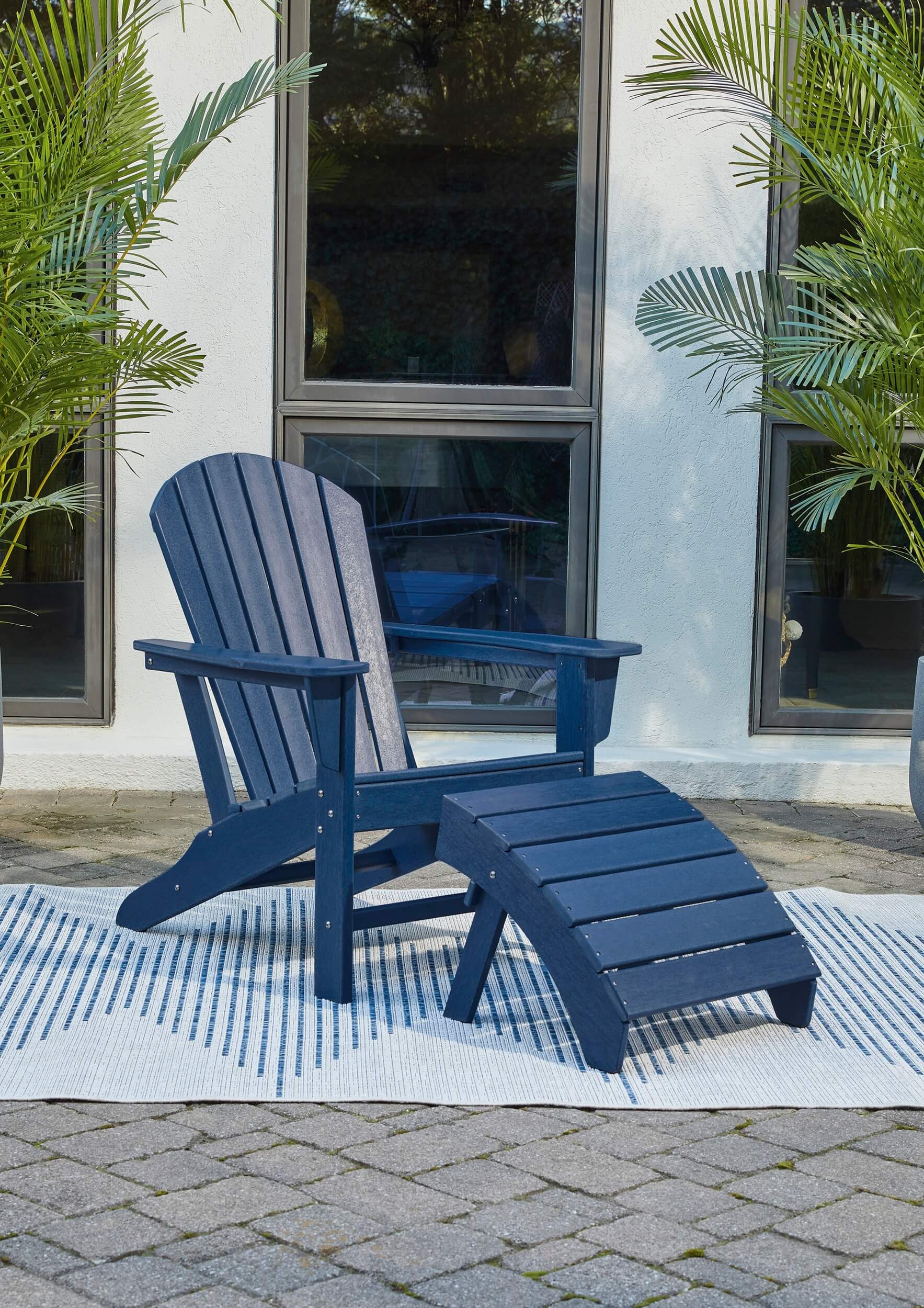 Sundown Treasure Outdoor High-Density Polyethylene Ottoman