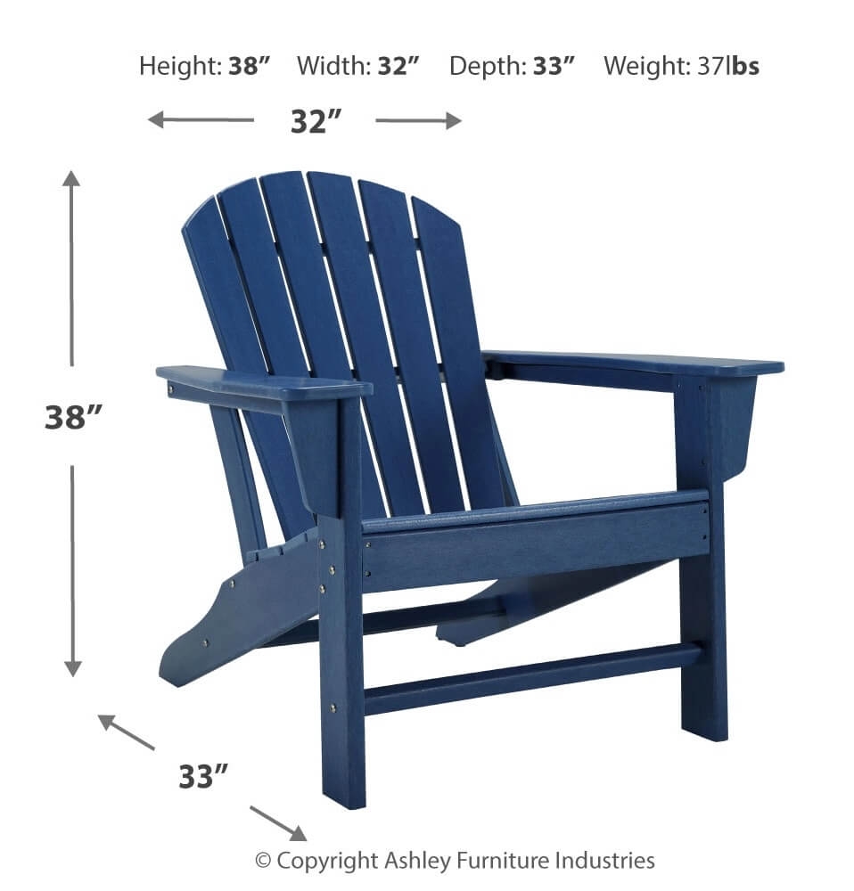 Sundown Treasure Outdoor High-Density Polyethylene Adirondack Chair