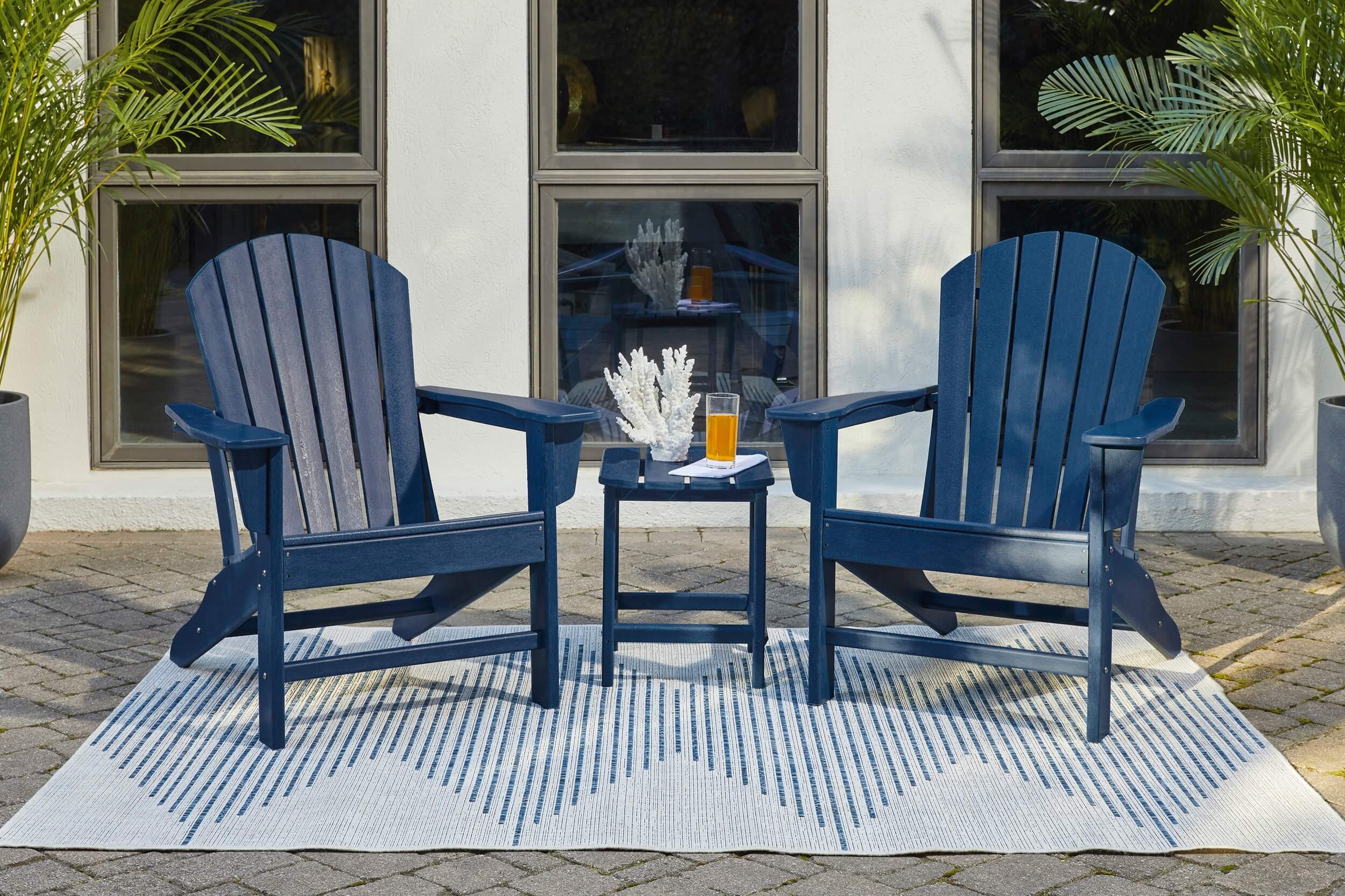 Sundown Treasure Outdoor High-Density Polyethylene Adirondack Chair