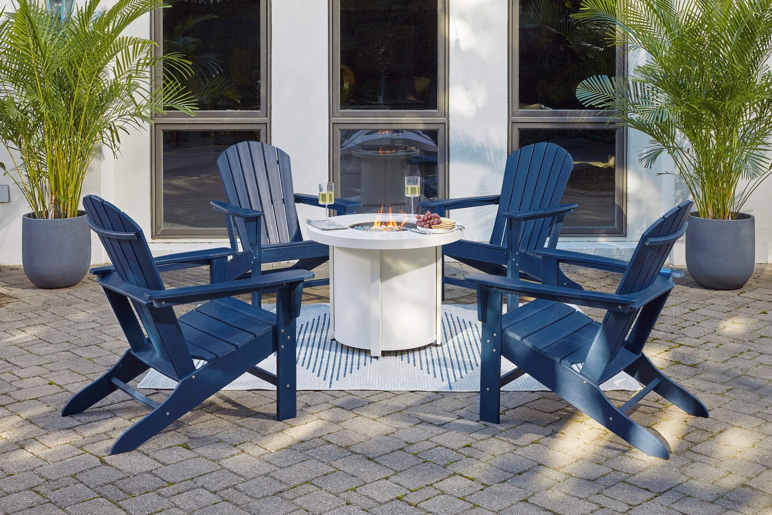 Sundown Treasure Outdoor High-Density Polyethylene Adirondack Chair
