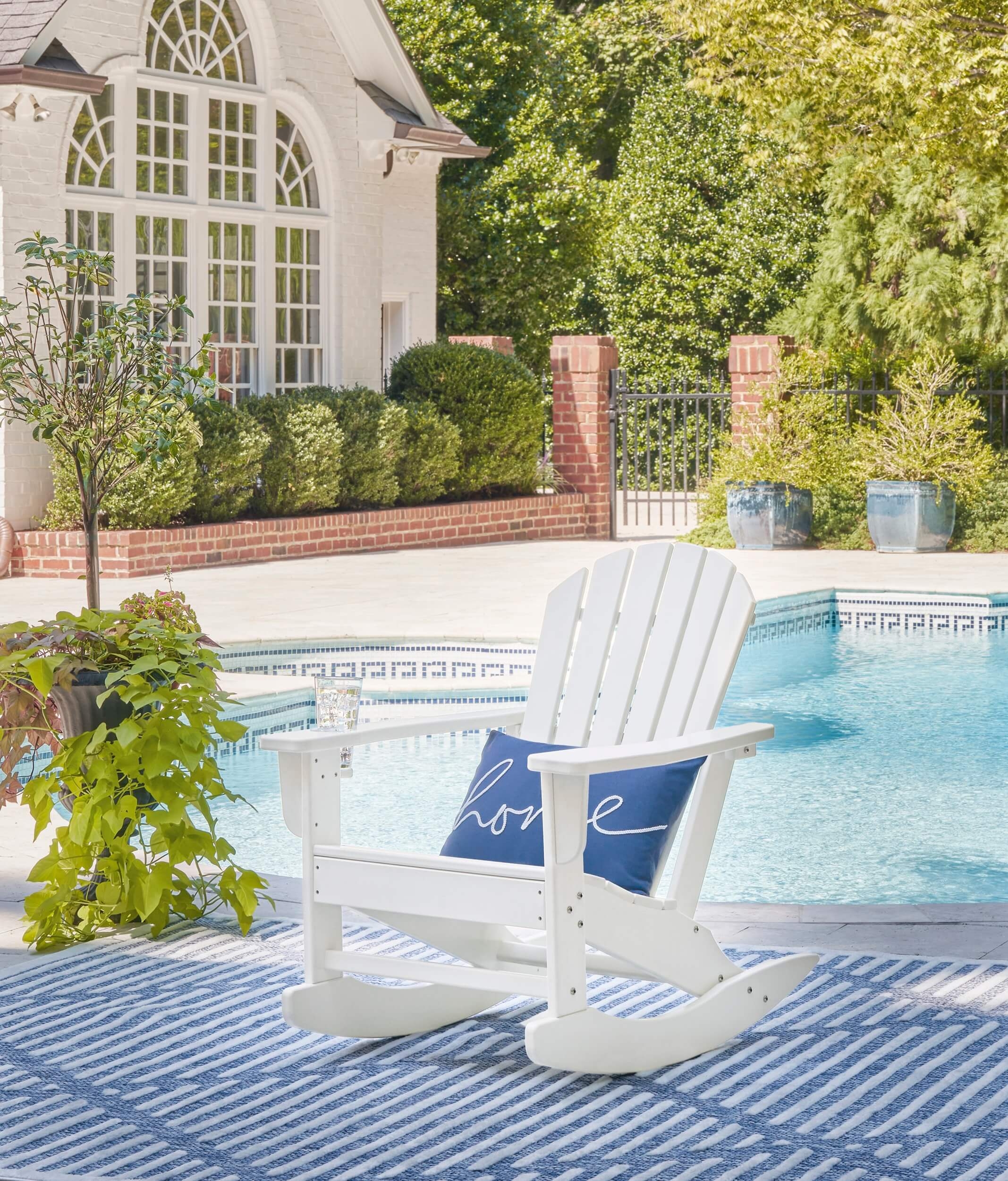 Sundown Treasure Outdoor High-Density Polyethylene Rocking Chair