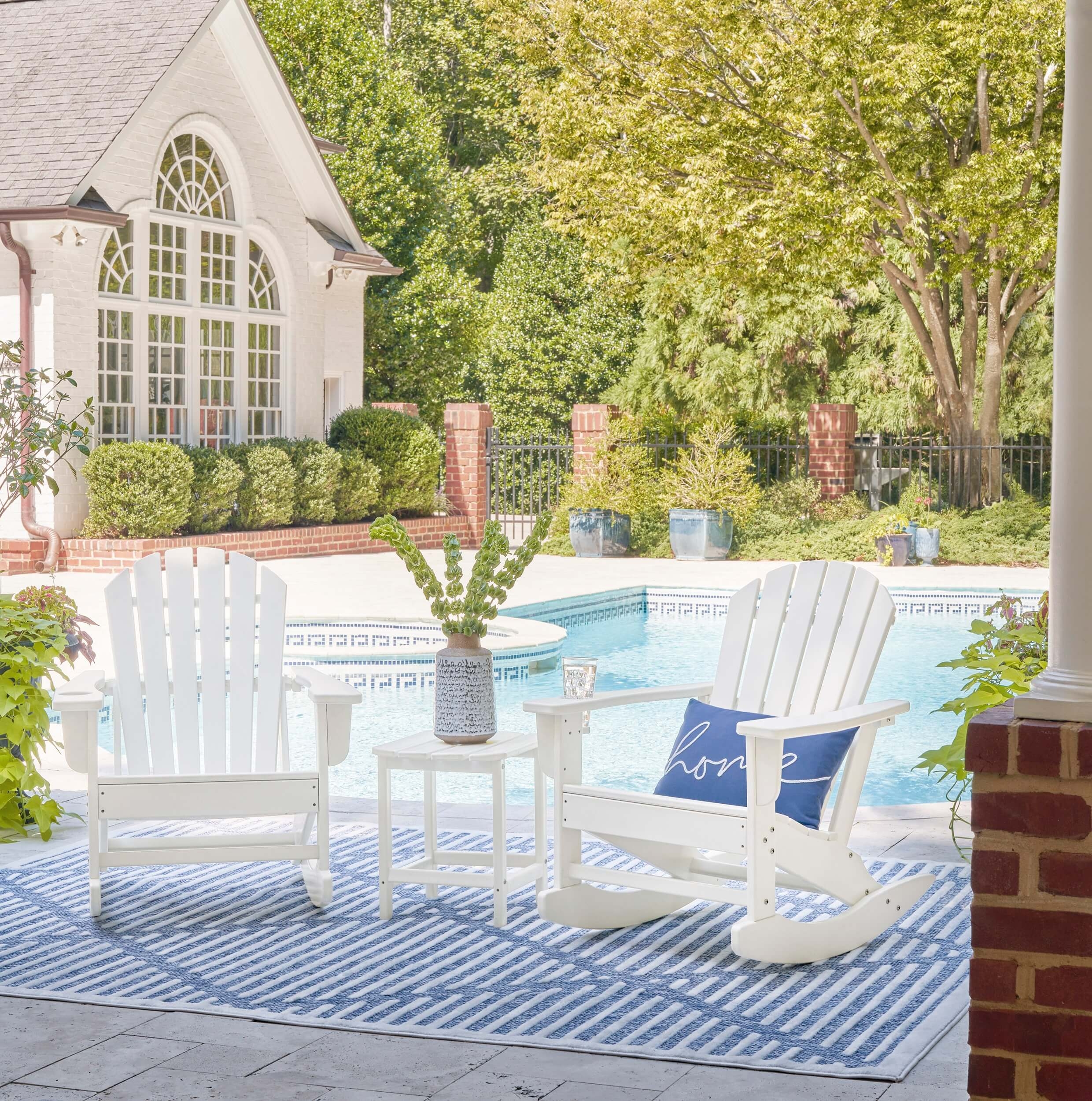 Sundown Treasure Outdoor High-Density Polyethylene Rocking Chair
