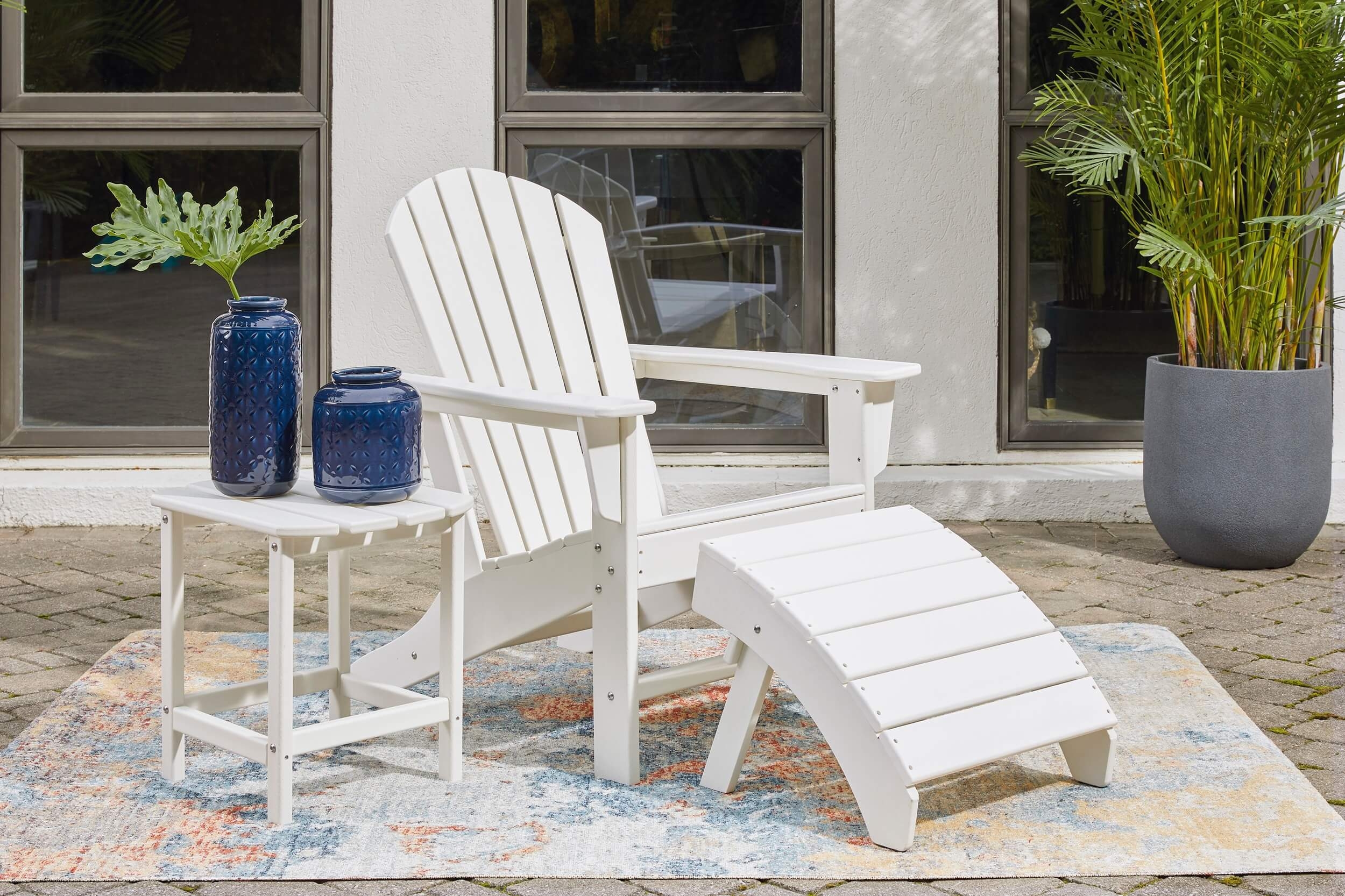 Sundown Treasure Outdoor High-Density Polyethylene Adirondack Chair