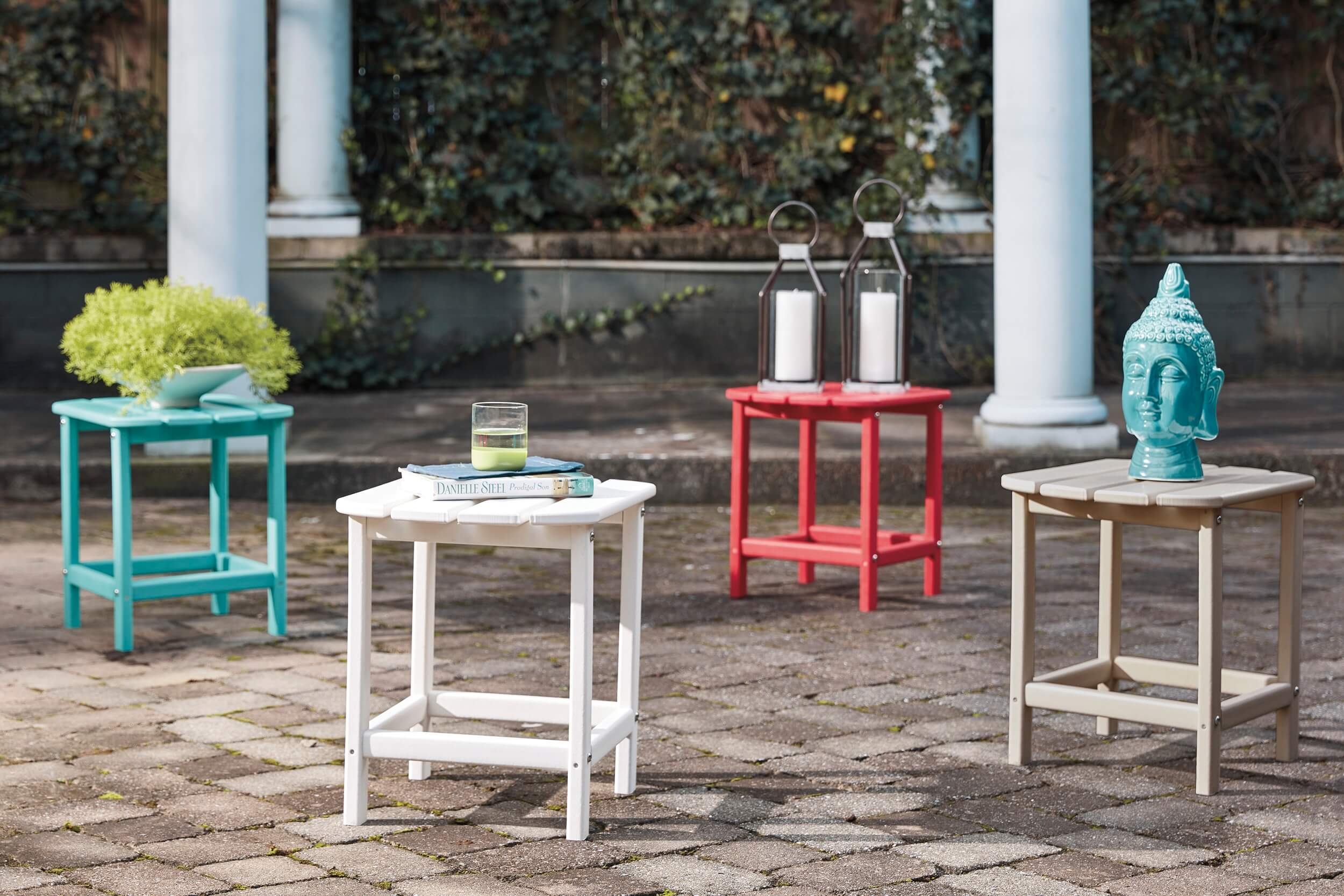 Sundown Treasure Outdoor High-Density Polyethylene End Table