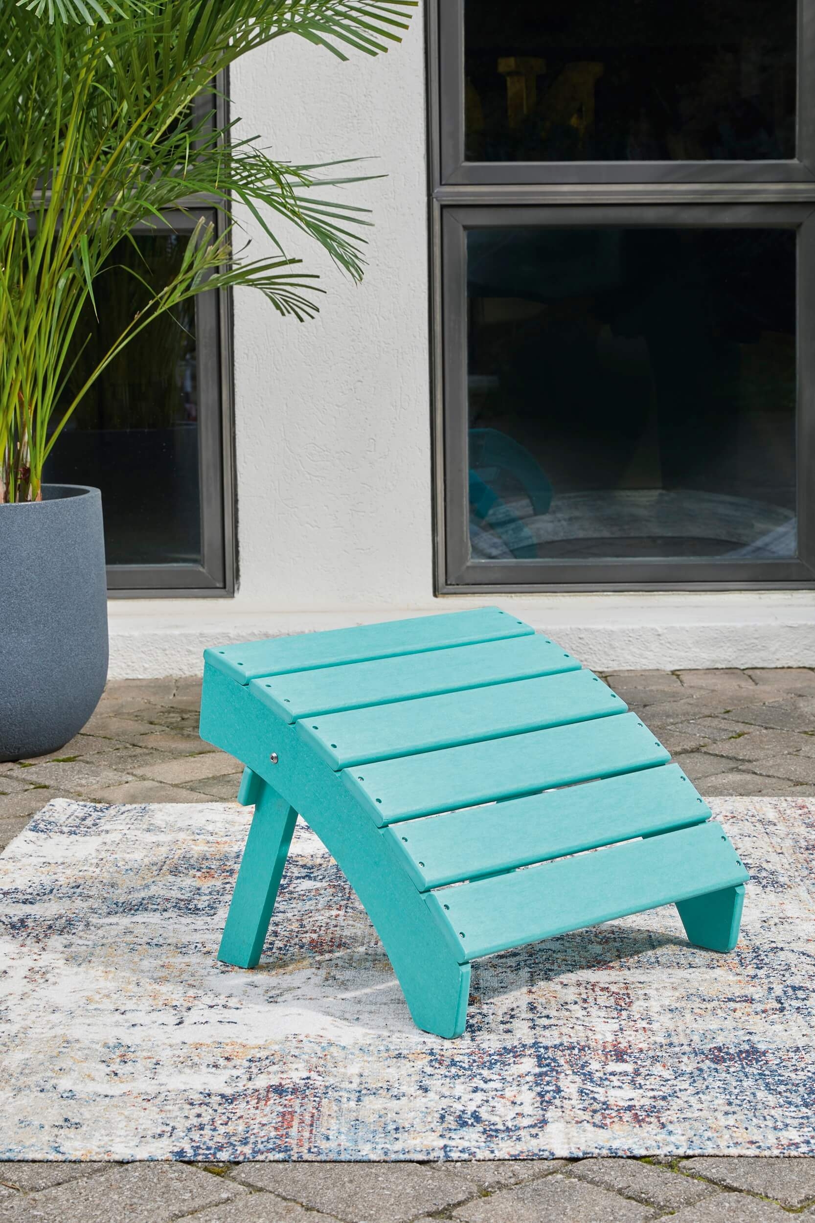 Sundown Treasure Outdoor High-Density Polyethylene Ottoman