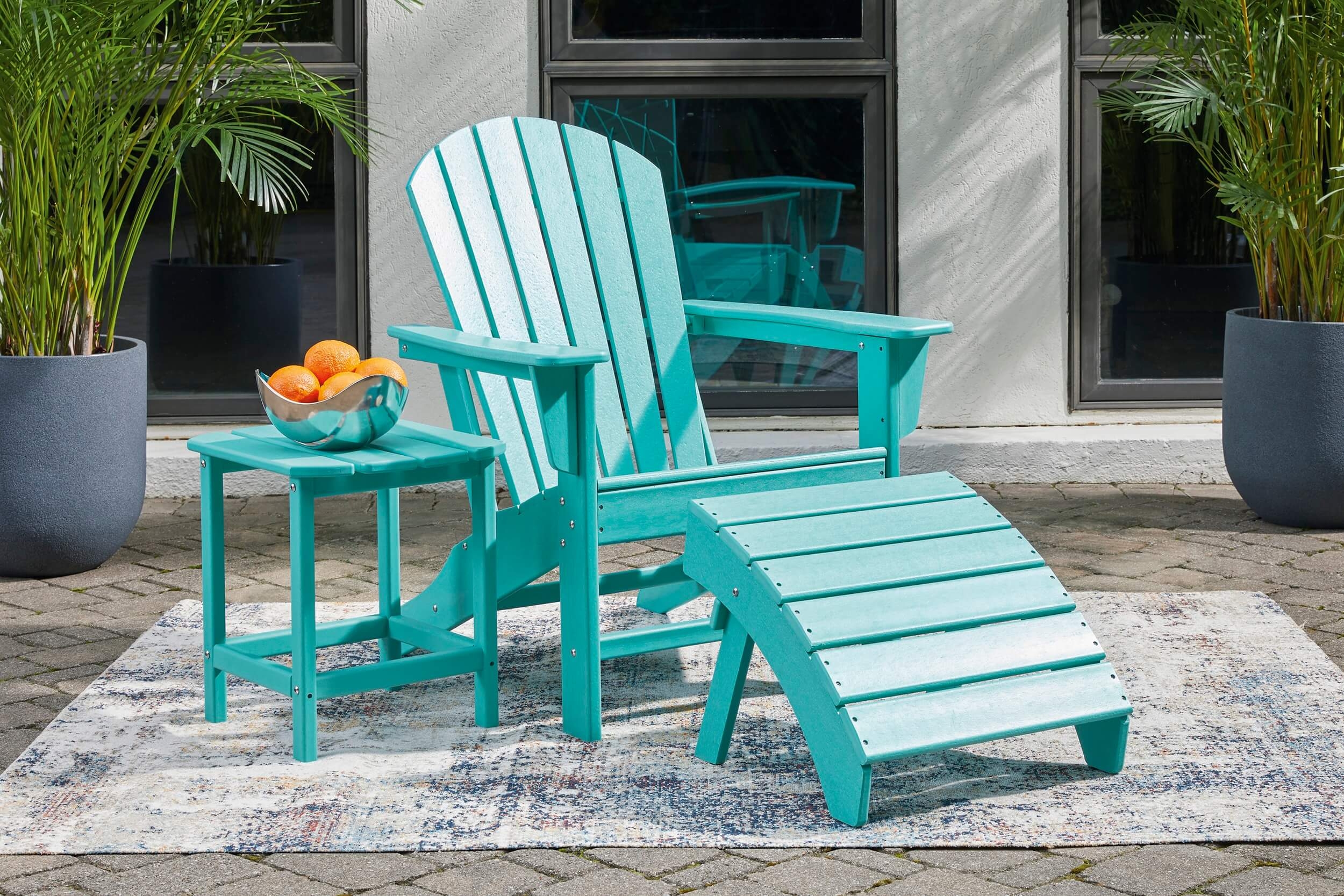 Sundown Treasure Outdoor High-Density Polyethylene Adirondack Chair