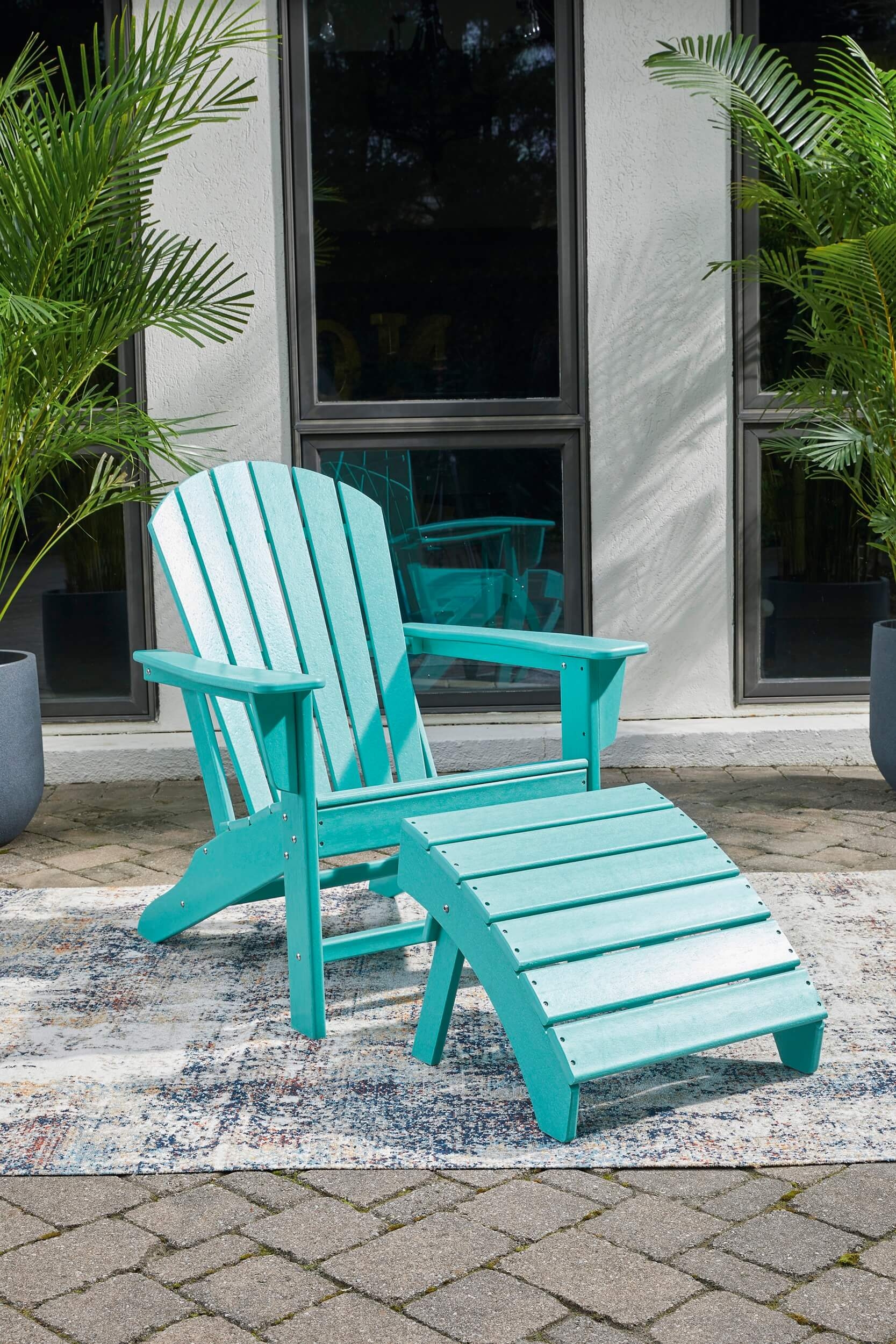 Sundown Treasure Outdoor High-Density Polyethylene Ottoman
