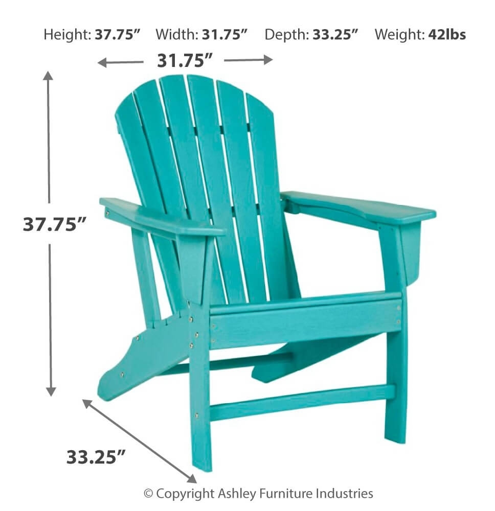 Sundown Treasure Outdoor High-Density Polyethylene Adirondack Chair