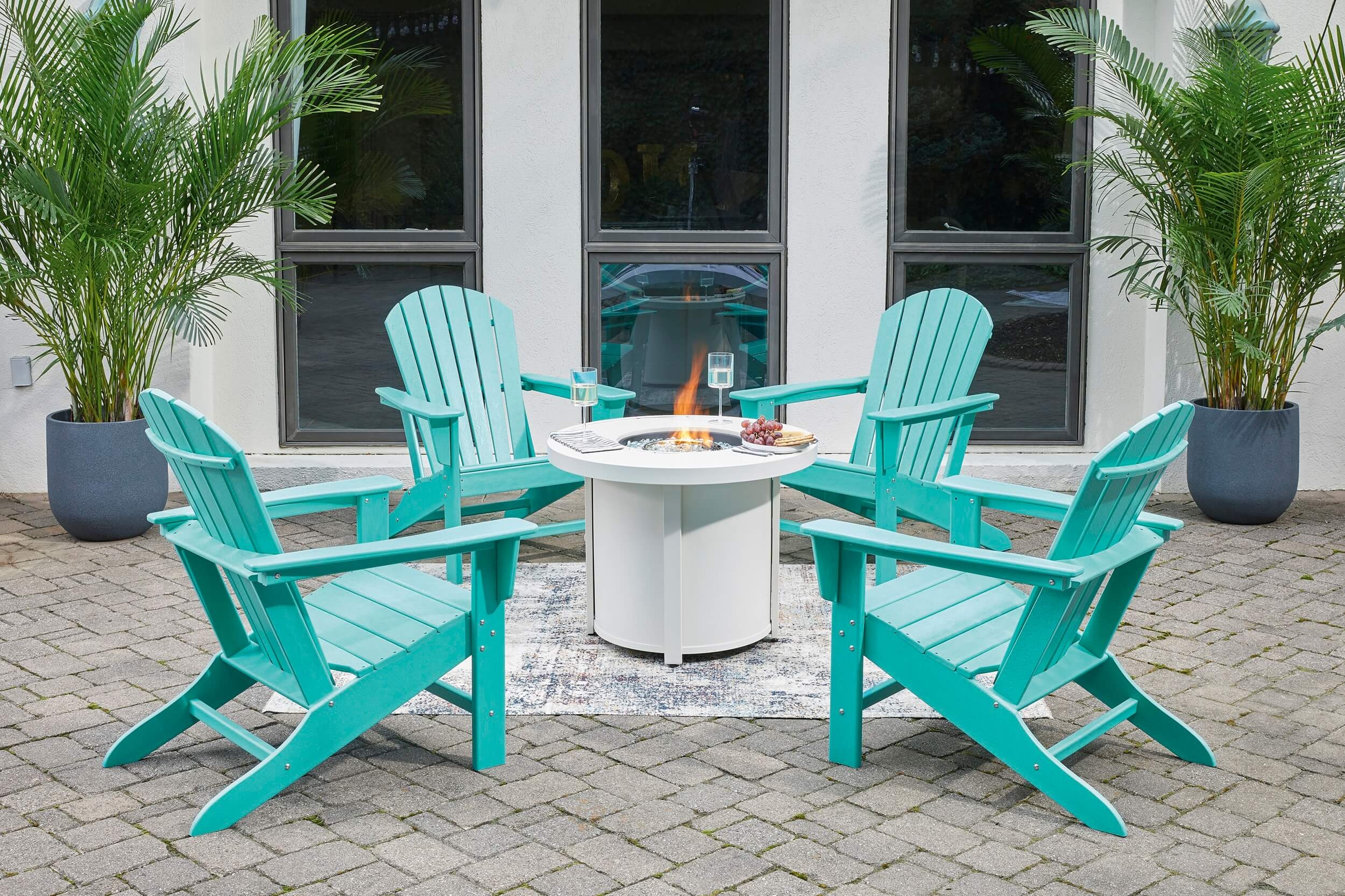 Sundown Treasure Outdoor High-Density Polyethylene Adirondack Chair