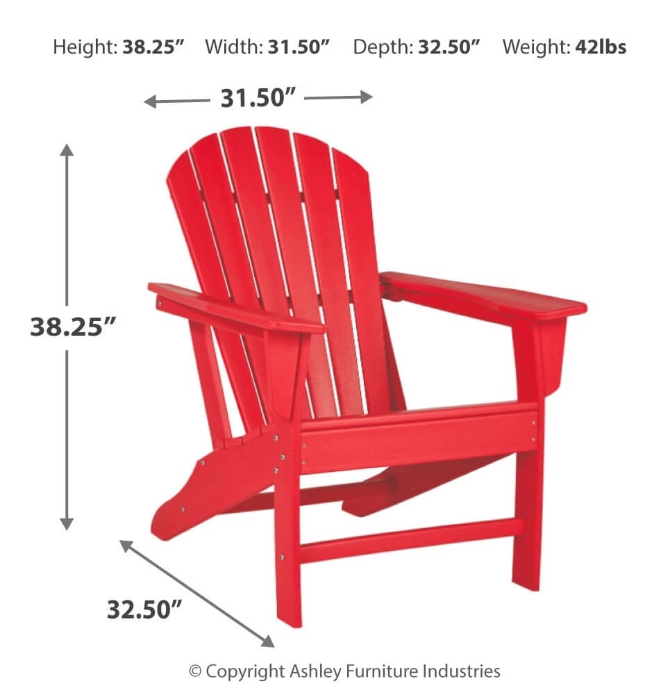 Sundown Treasure Outdoor High-Density Polyethylene Adirondack Chair