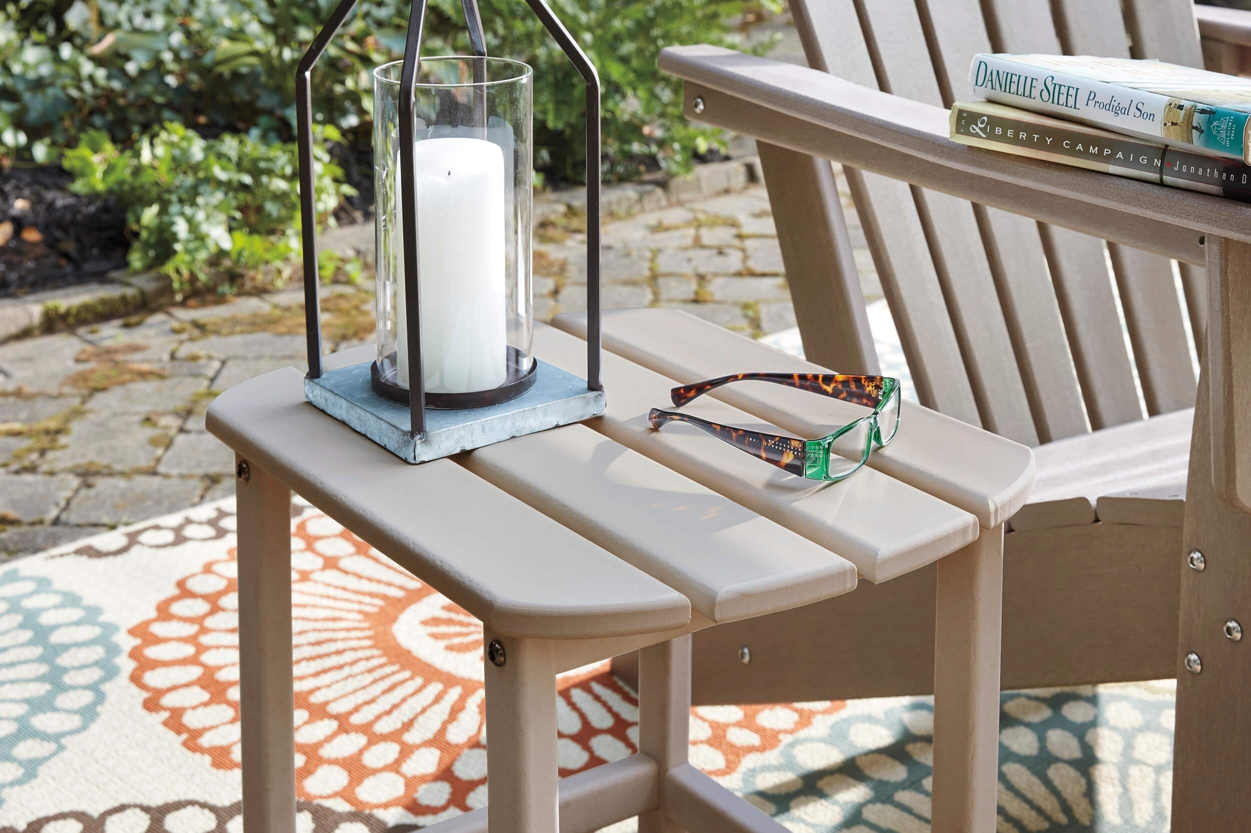 Sundown Treasure Outdoor High-Density Polyethylene End Table