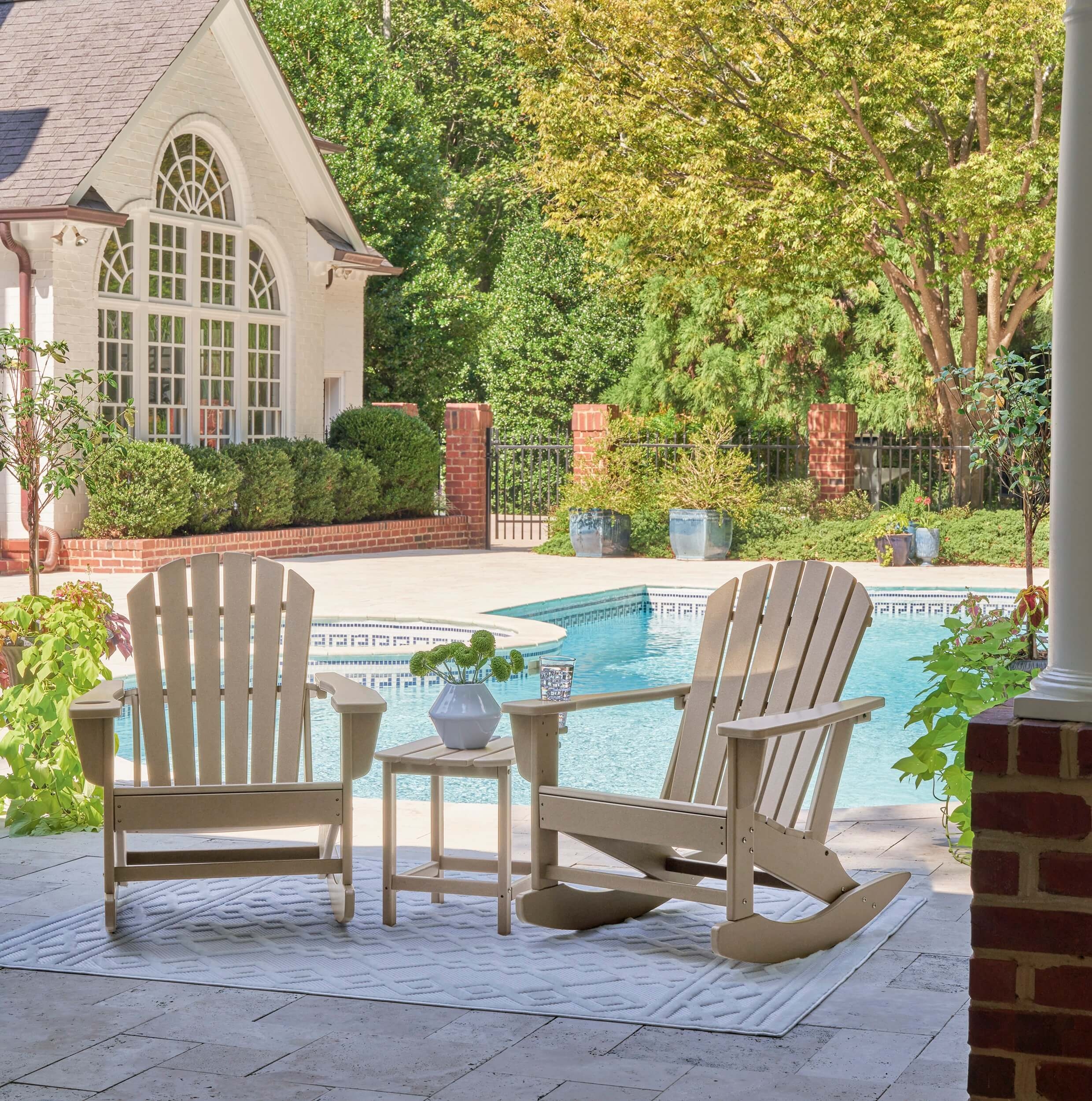 Sundown Treasure Outdoor High-Density Polyethylene Rocking Chair
