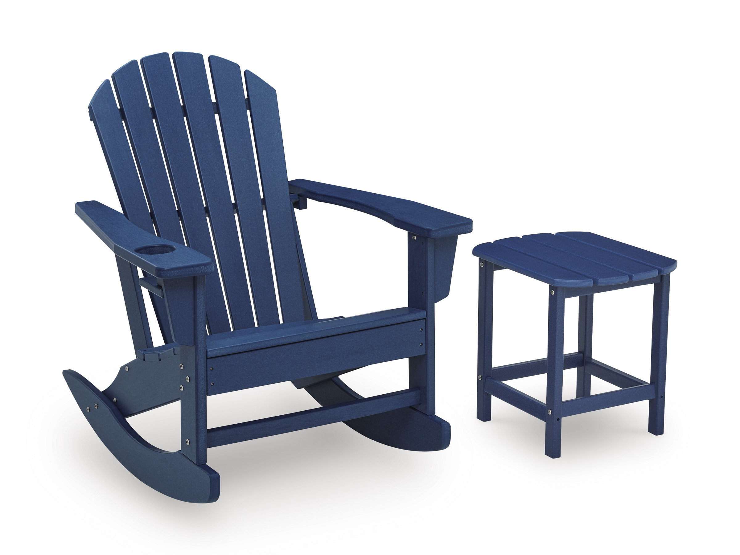 Sundown Shores HDPE Rocking Adirondack Chair