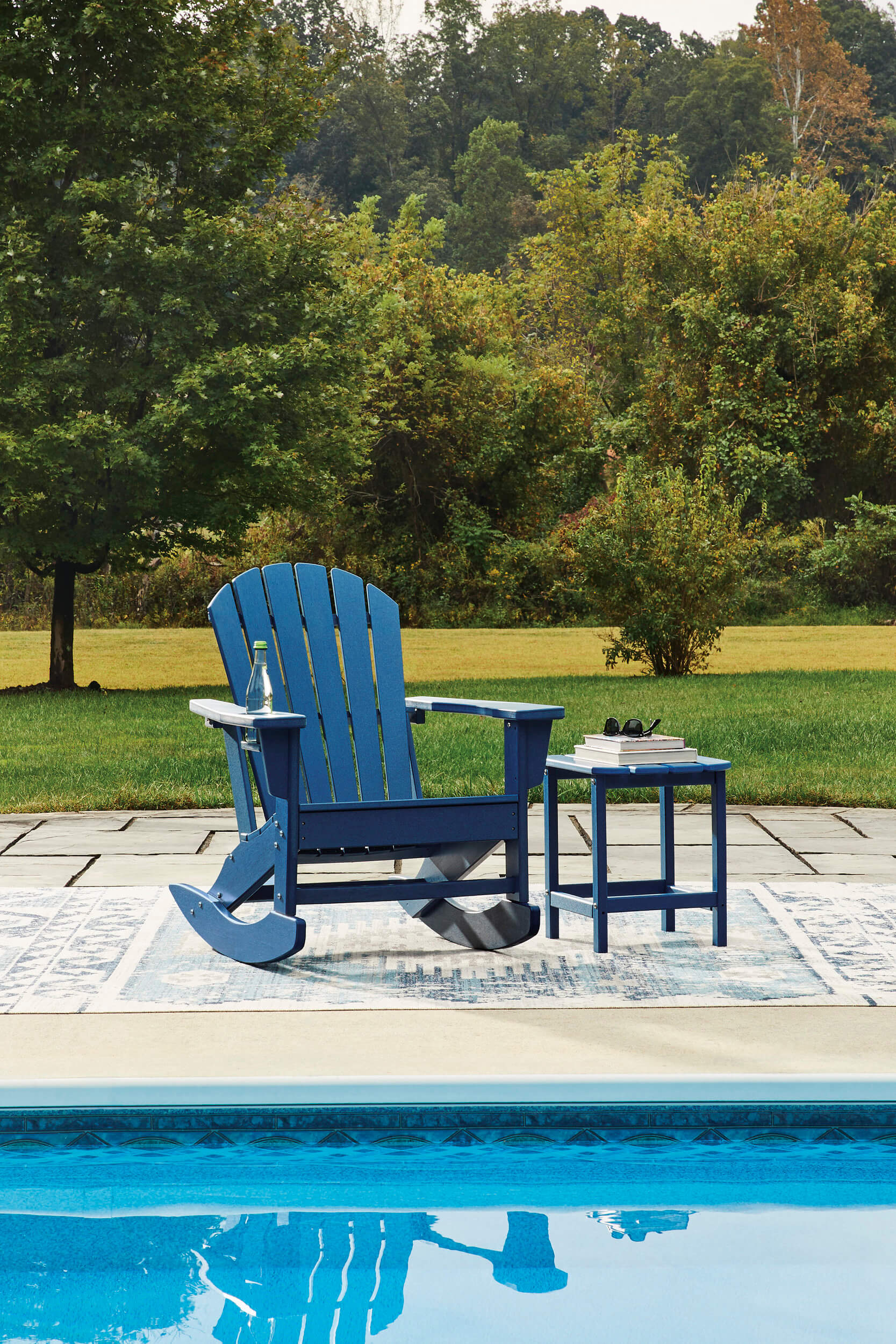Sundown Shores HDPE Rocking Adirondack Chair