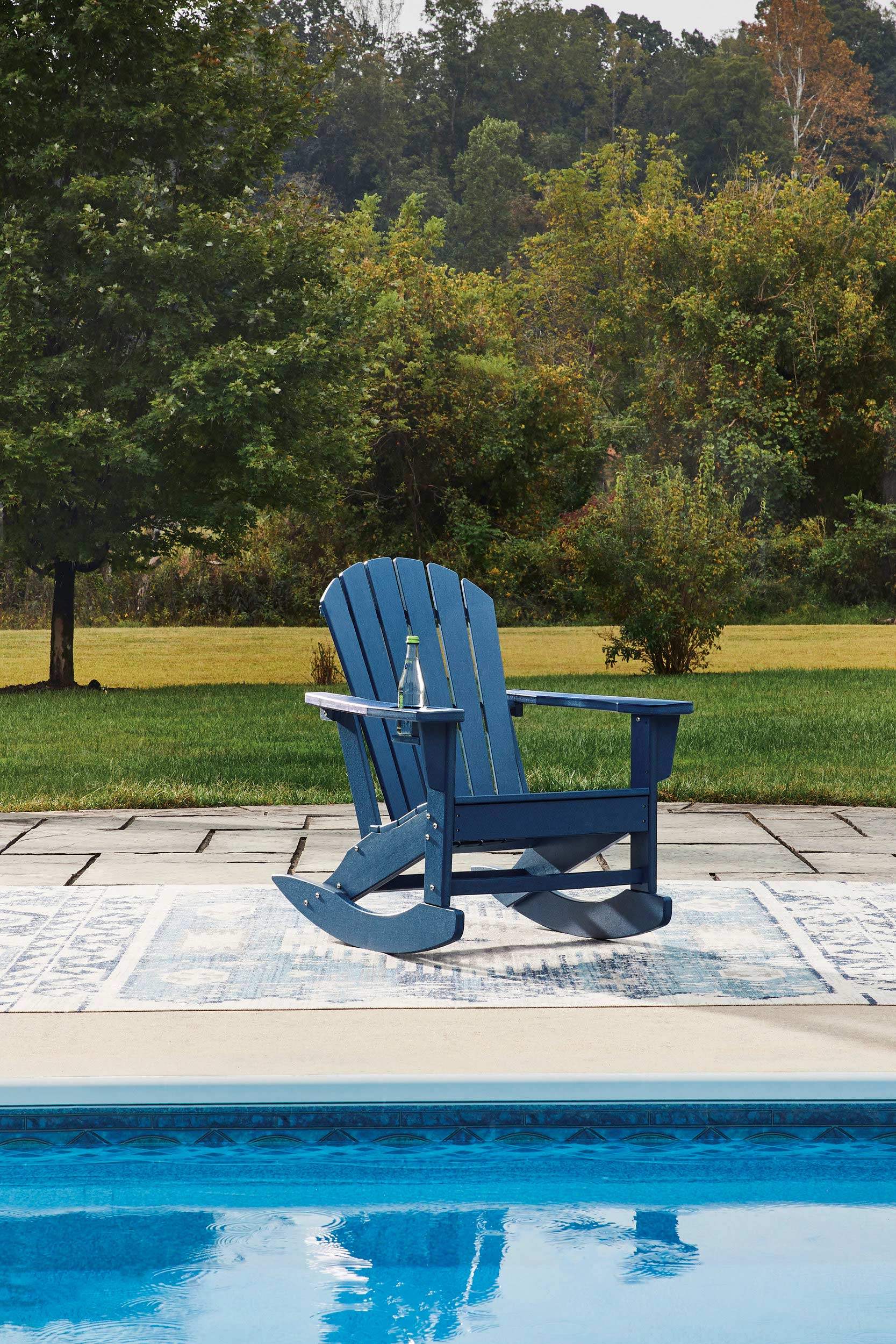 Sundown Shores HDPE Rocking Adirondack Chair