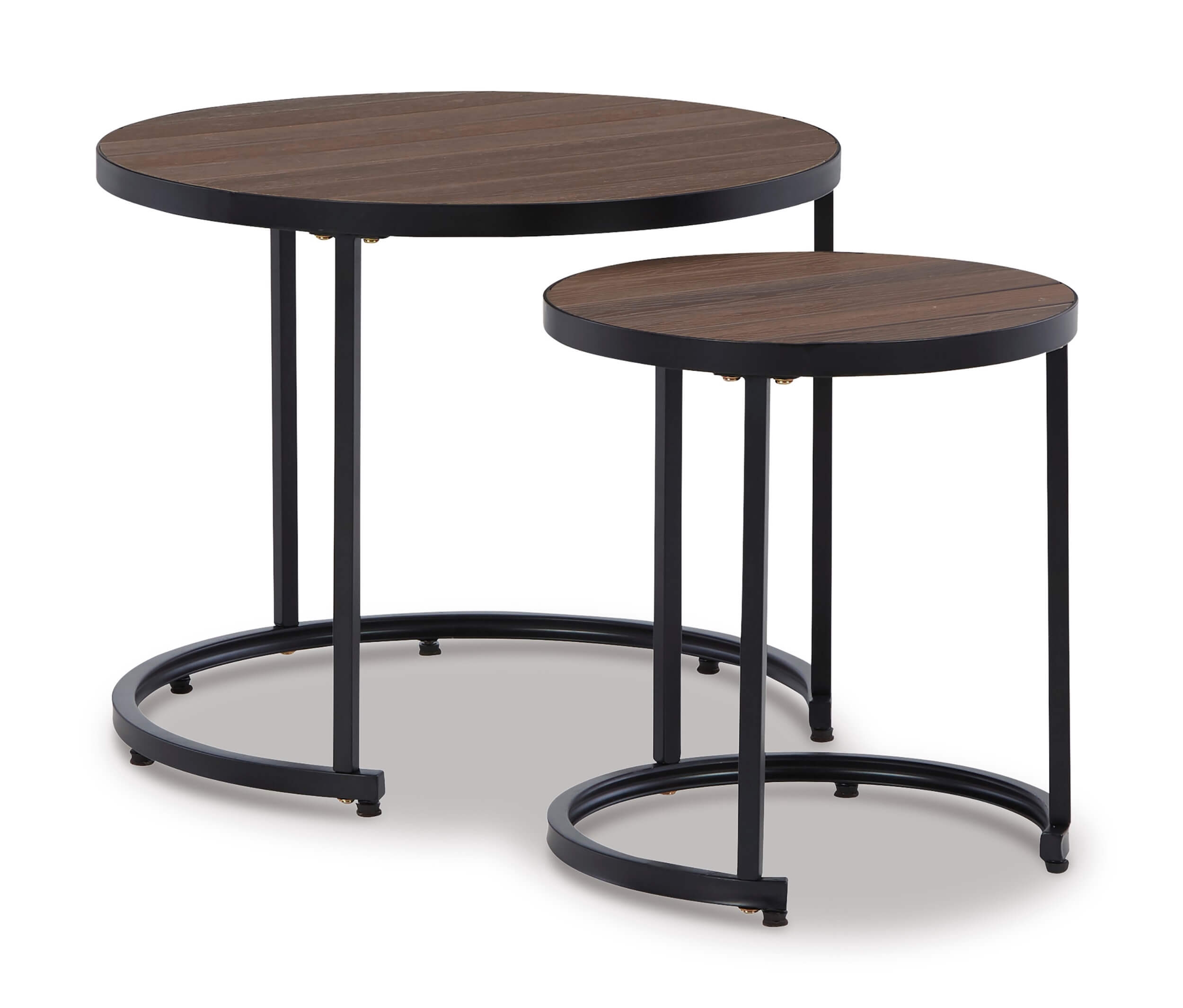 Ayla 2-Piece Outdoor Resin Nesting End Table
