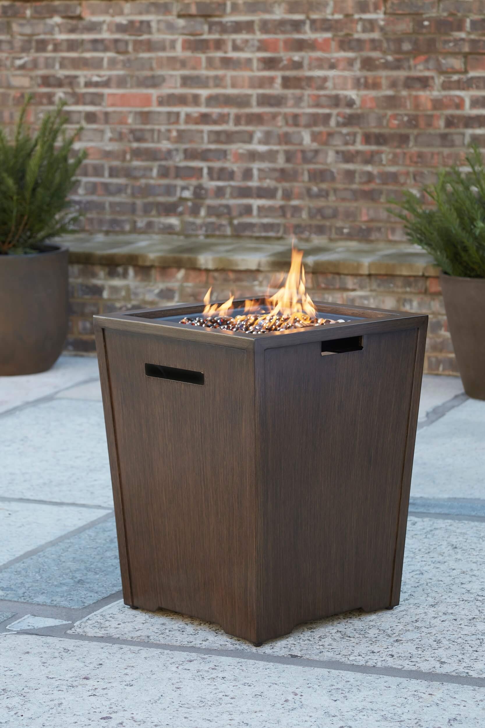 Rodeway South Outdoor Aluminum Fire Pit