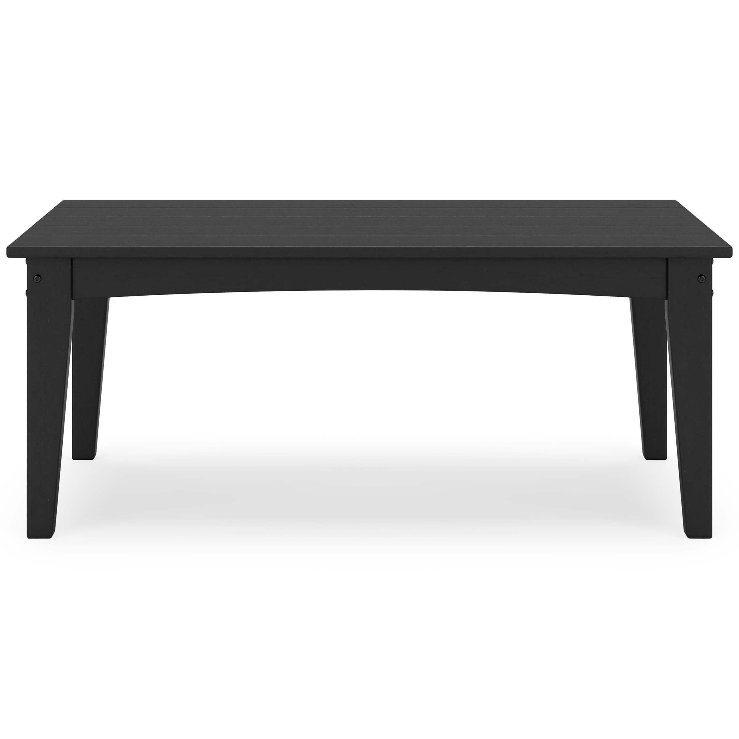 Hyland Wave Outdoor High-Density Polyethylene Rectangular Coffee Table