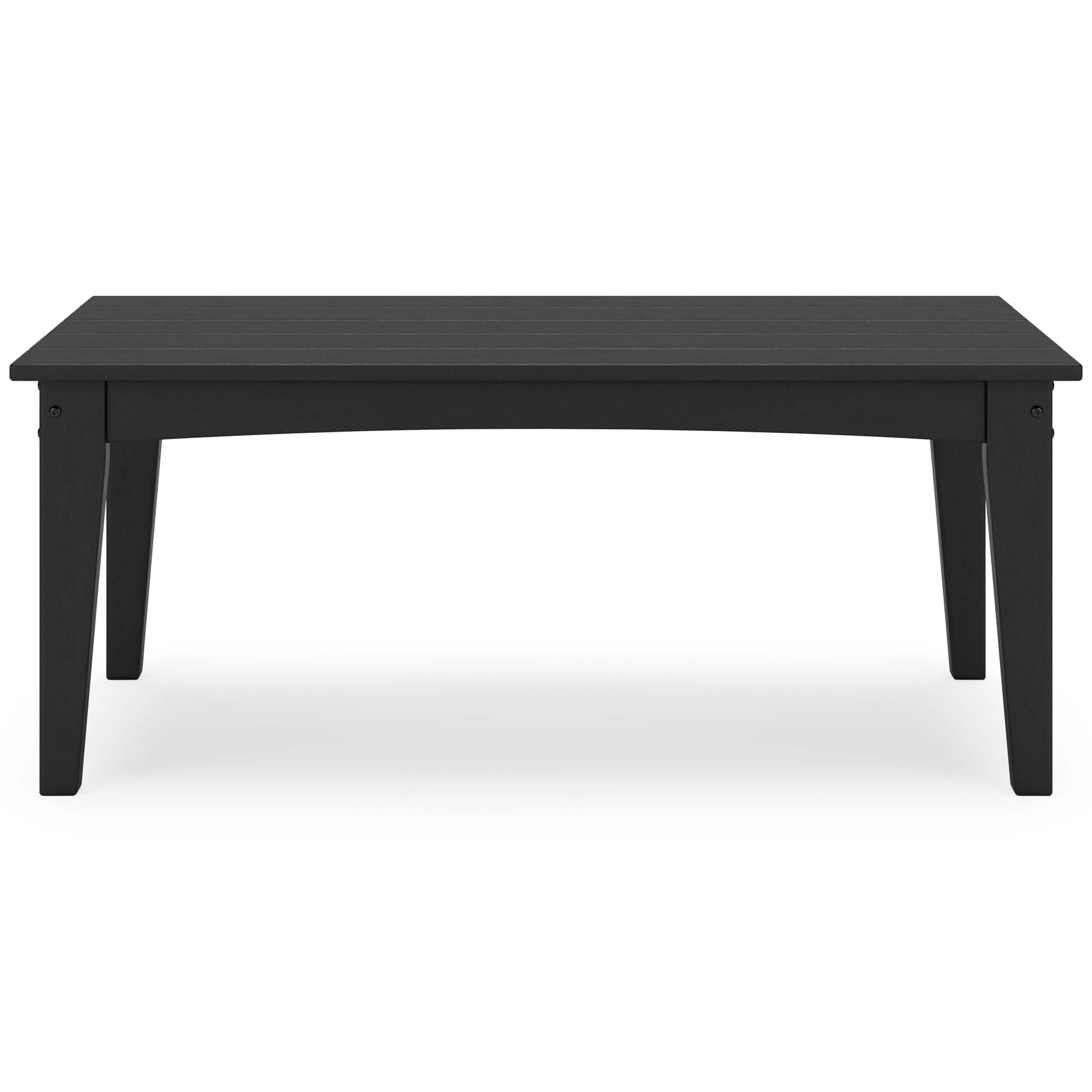 Hyland Wave Outdoor High-Density Polyethylene Rectangular Coffee Table
