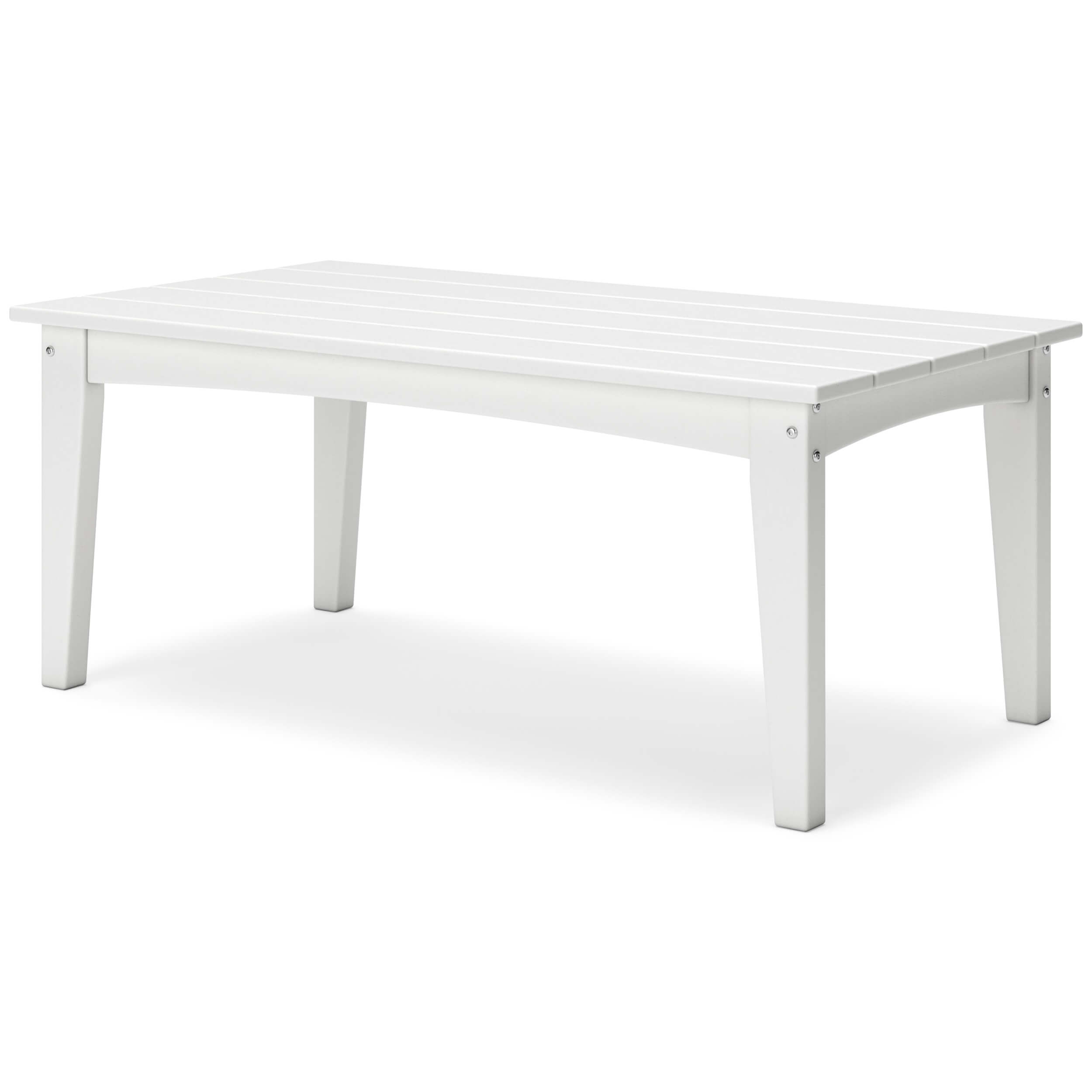 Hyland Wave Outdoor High-Density Polyethylene Rectangular Coffee Table