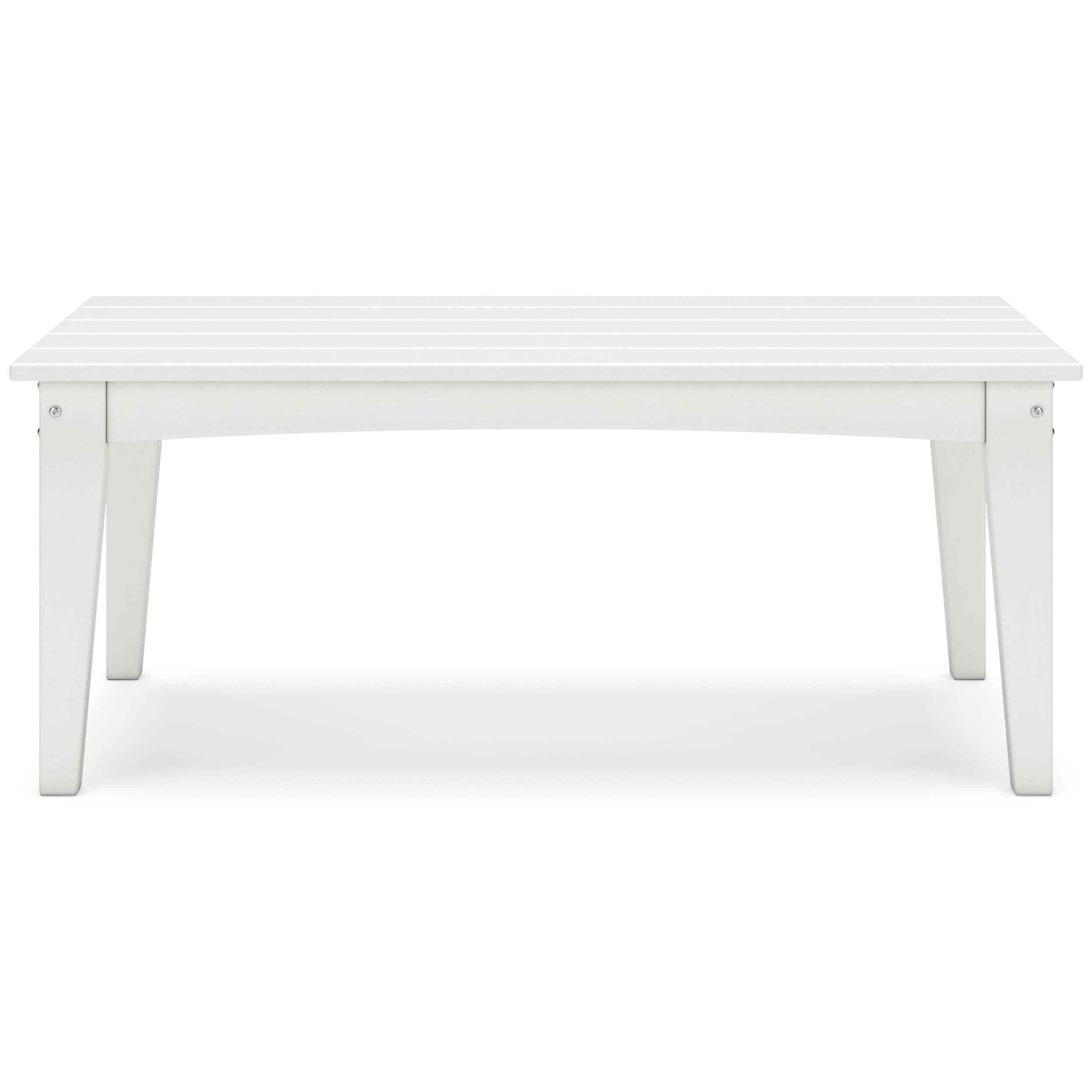Hyland Wave Outdoor High-Density Polyethylene Rectangular Coffee Table