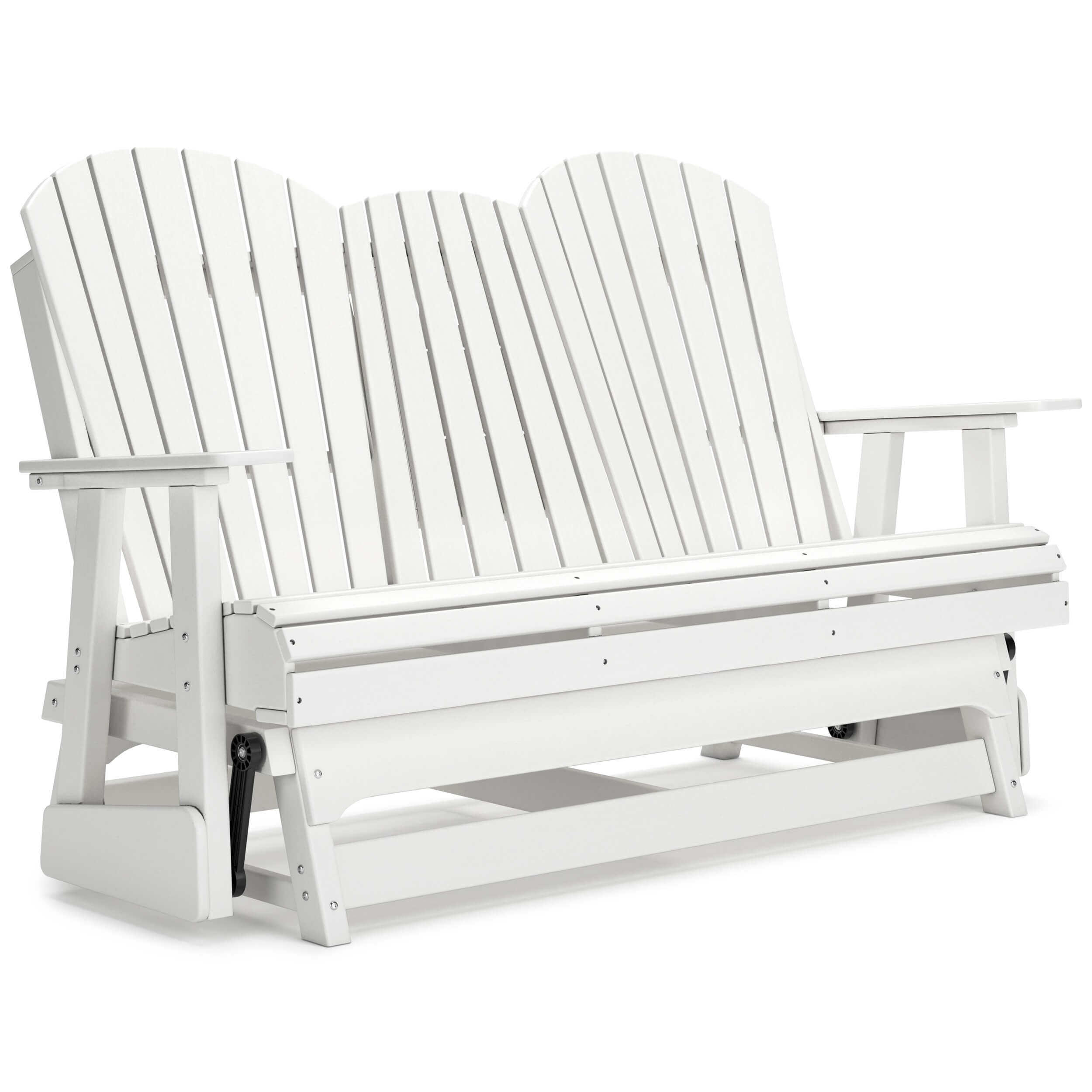 Hyland Wave Outdoor High-Density Polyethylene Glider Loveseat