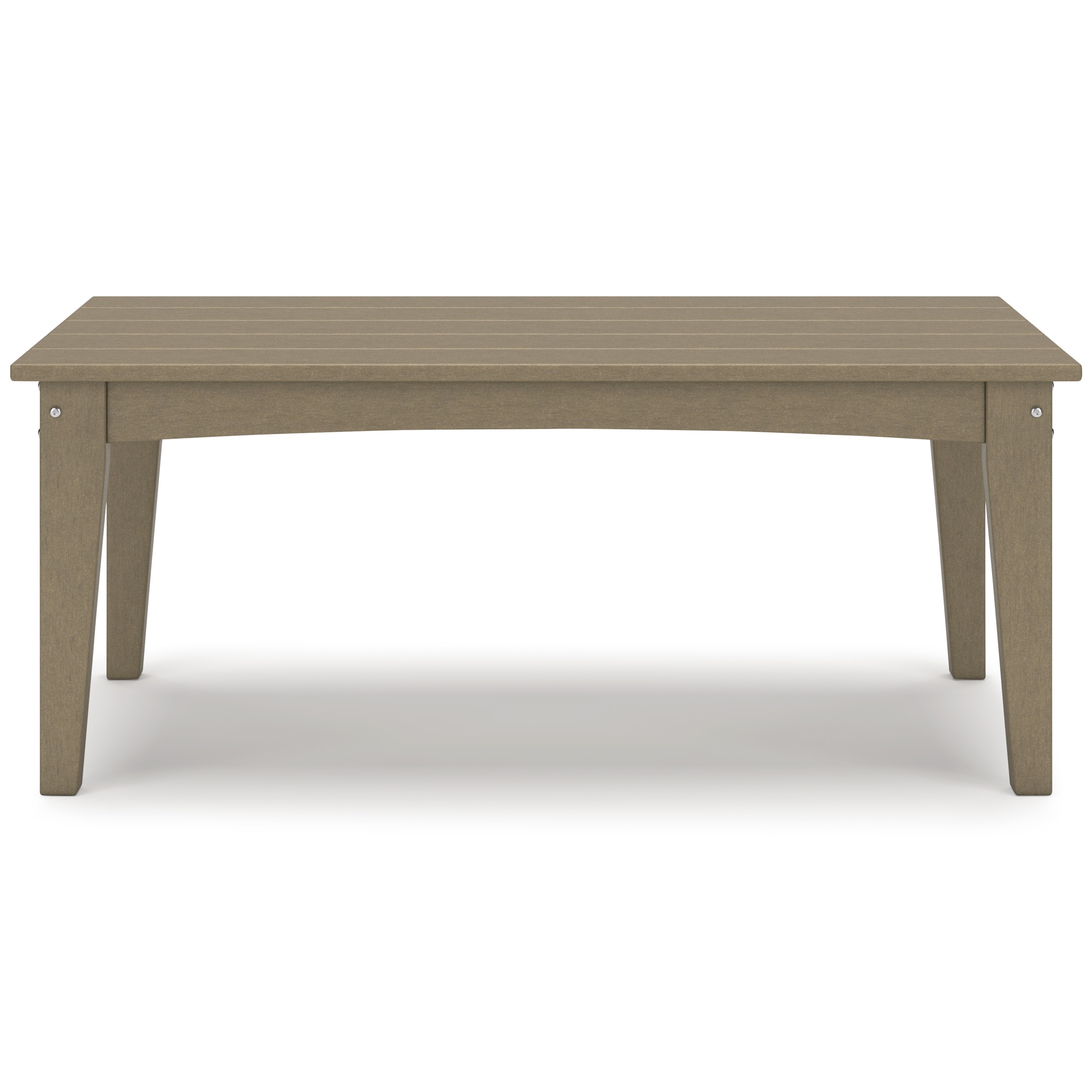 Hyland Wave Outdoor High-Density Polyethylene Rectangular Coffee Table