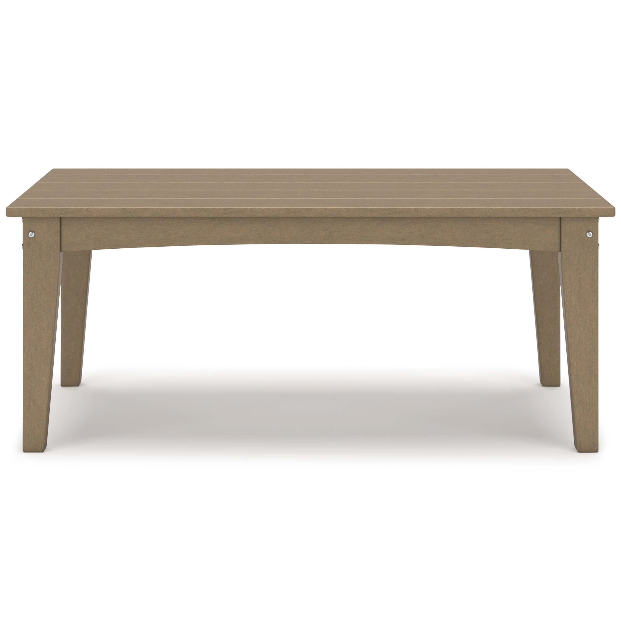 Hyland Wave Outdoor High-Density Polyethylene Rectangular Coffee Table