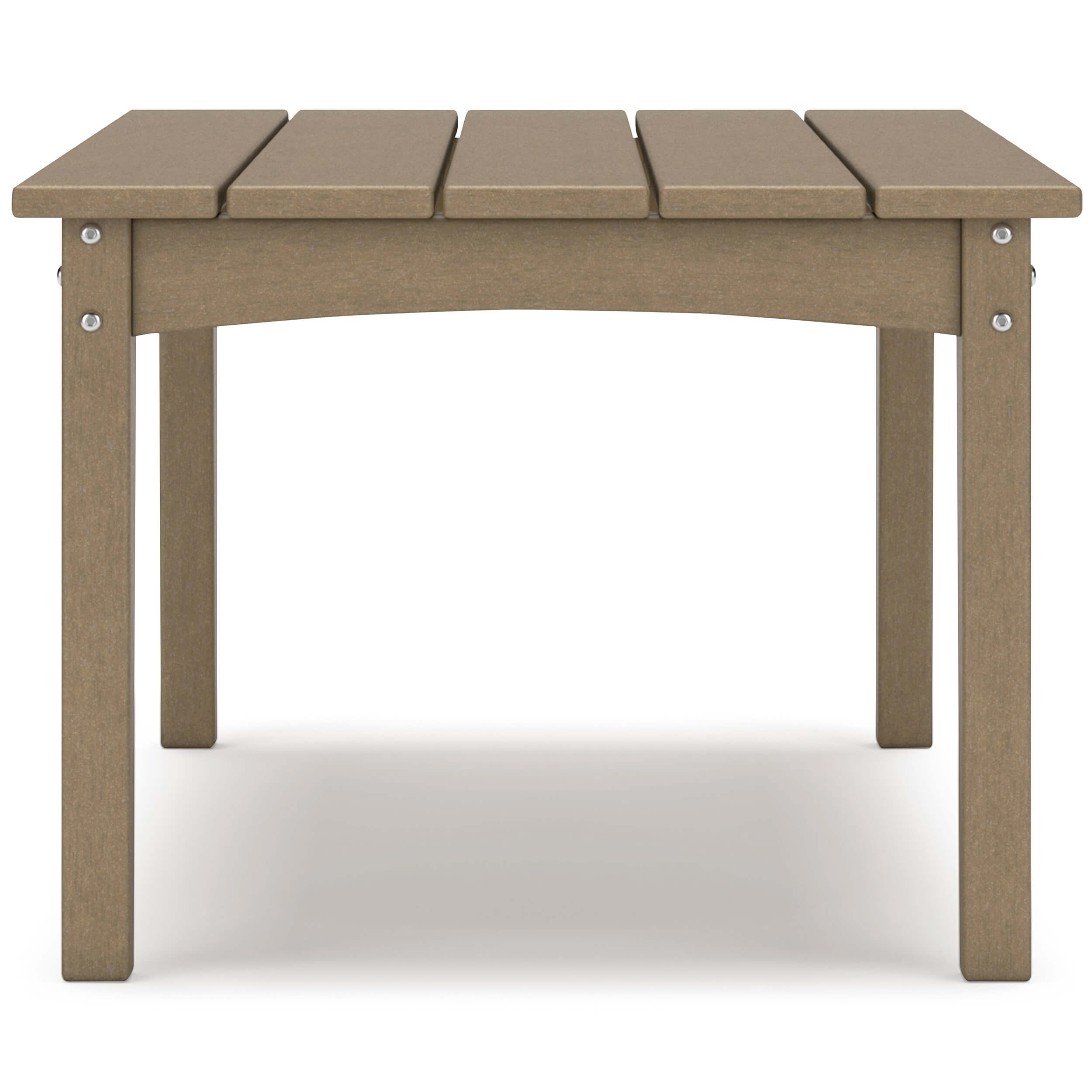 Hyland Wave Outdoor High-Density Polyethylene Rectangular Coffee Table