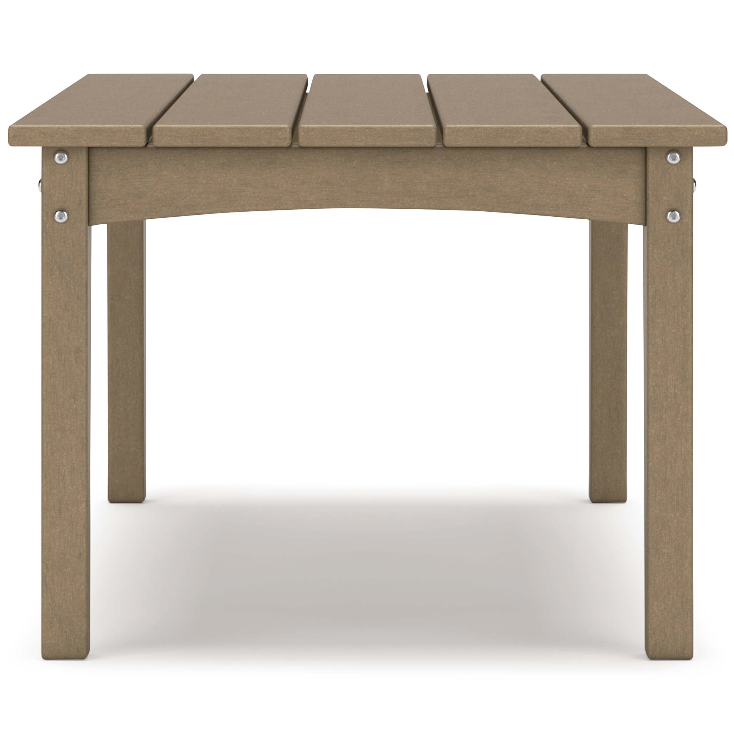 Hyland Wave Outdoor High-Density Polyethylene Rectangular Coffee Table