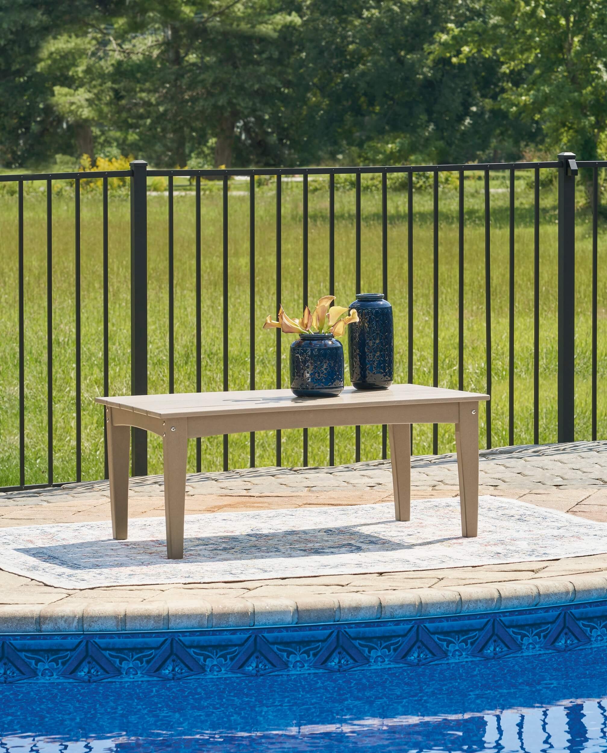Hyland Wave Outdoor High-Density Polyethylene Patio Set