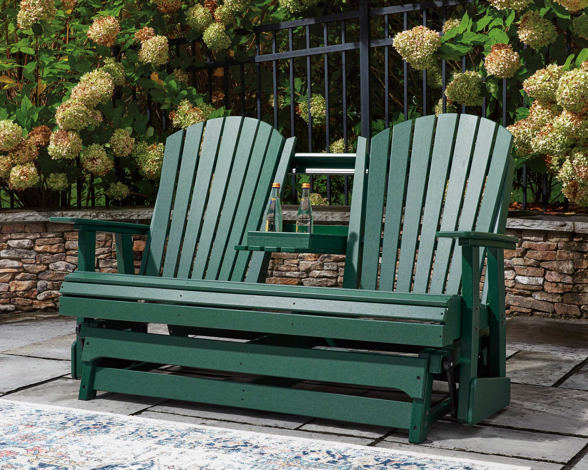 Shell Beach HDPE Loveseat Glider