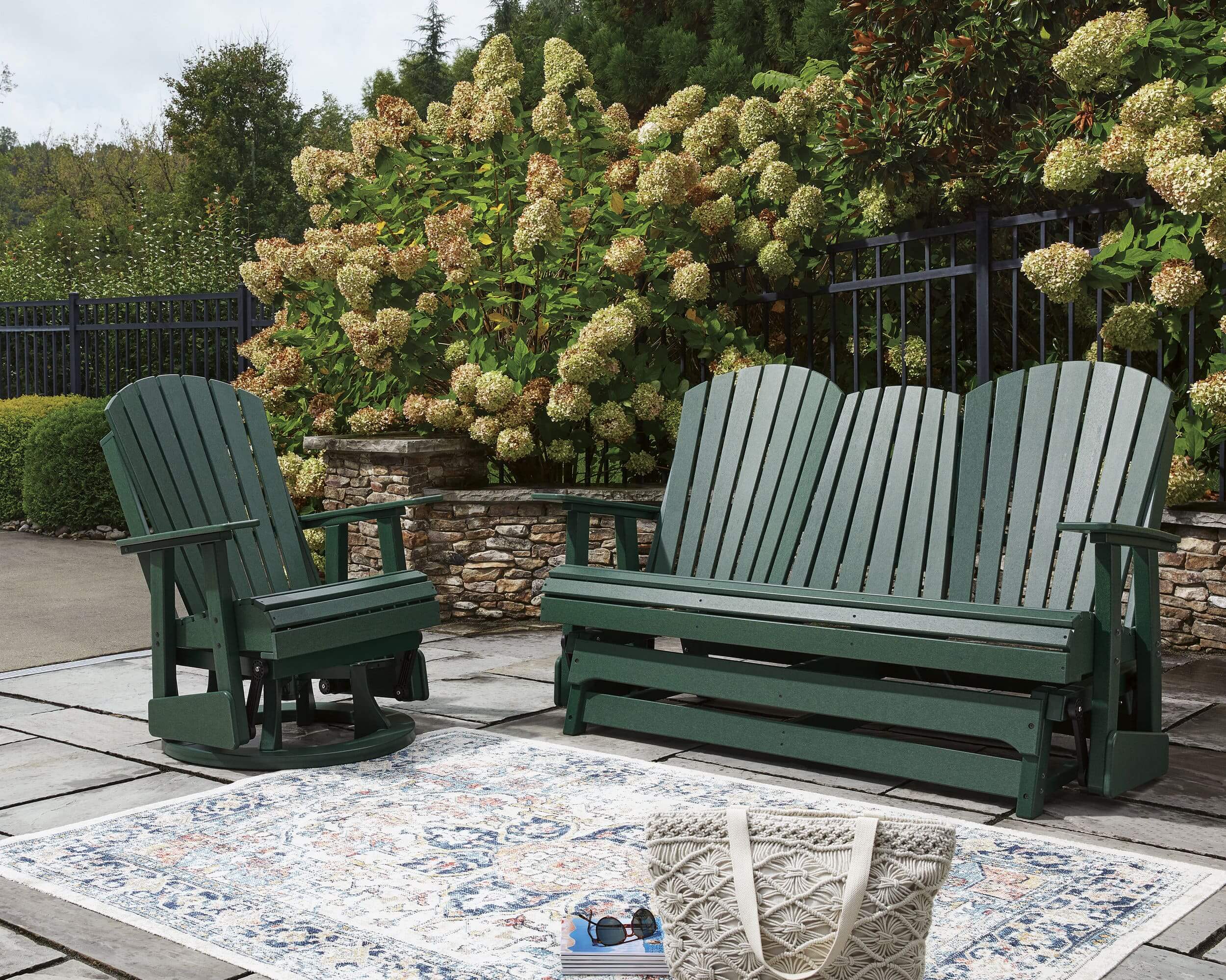 Shell Beach HDPE Swivel Glider Chair