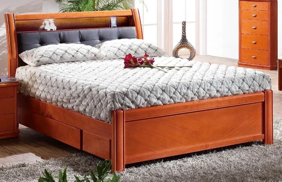 P158 Panel Bedroom Set with LED Light
