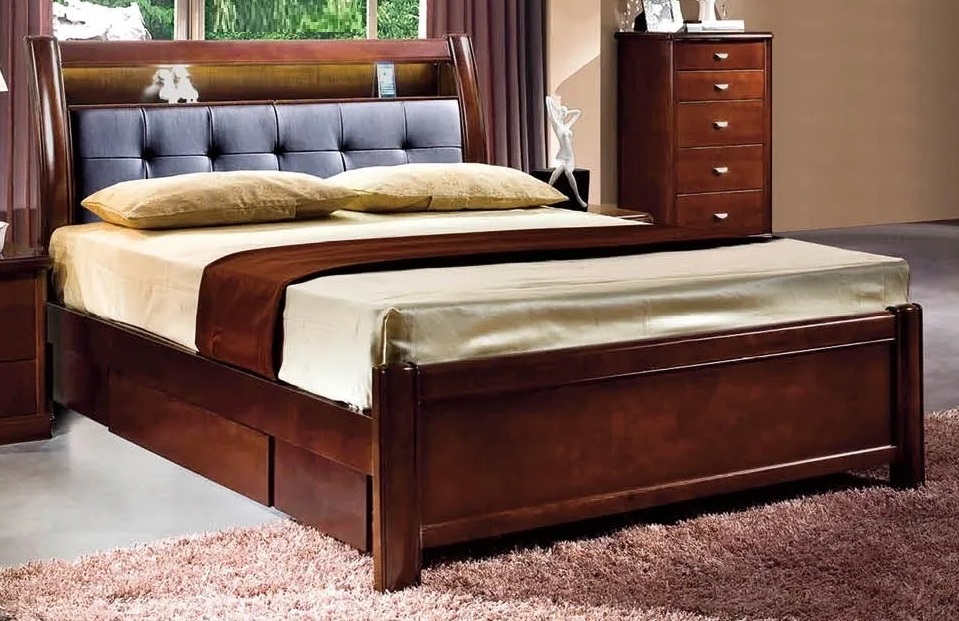 P158 Panel Bedroom Set with LED Light