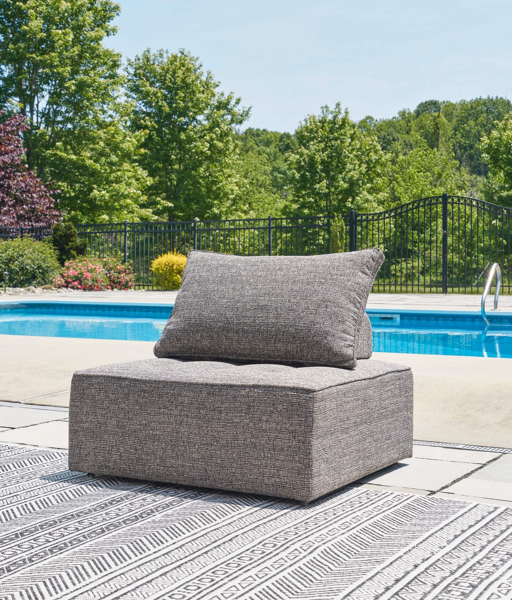 Bree Zee Outdoor Nuvella Fabric Lounge Chair